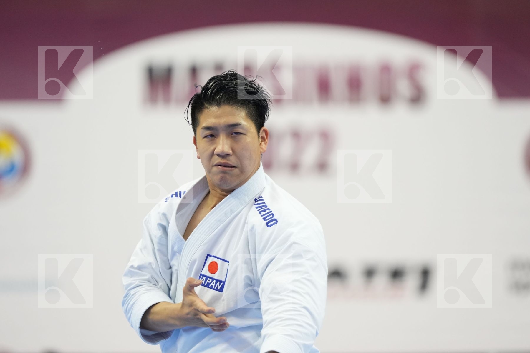 Kata final bout featuring Nishiyama Kakeru