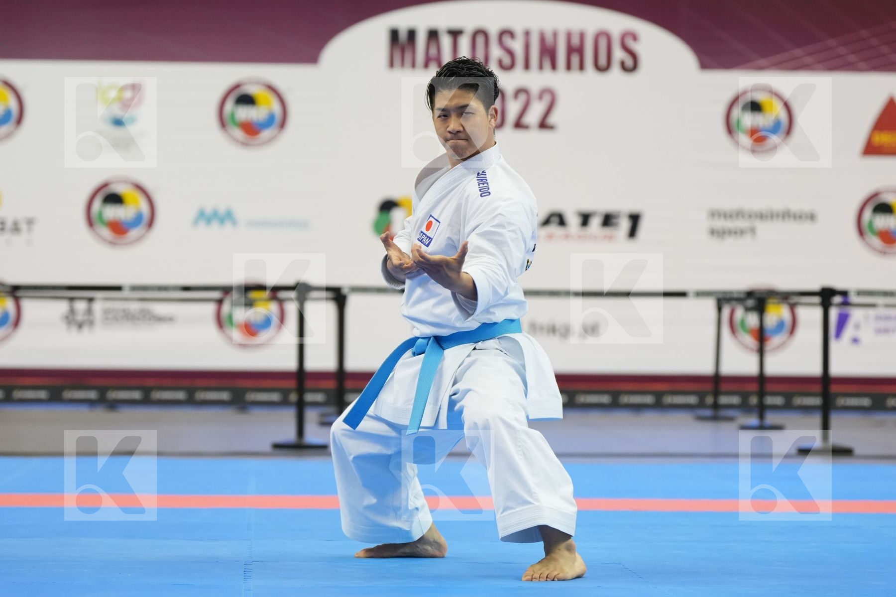 Kata final bout featuring Nishiyama Kakeru