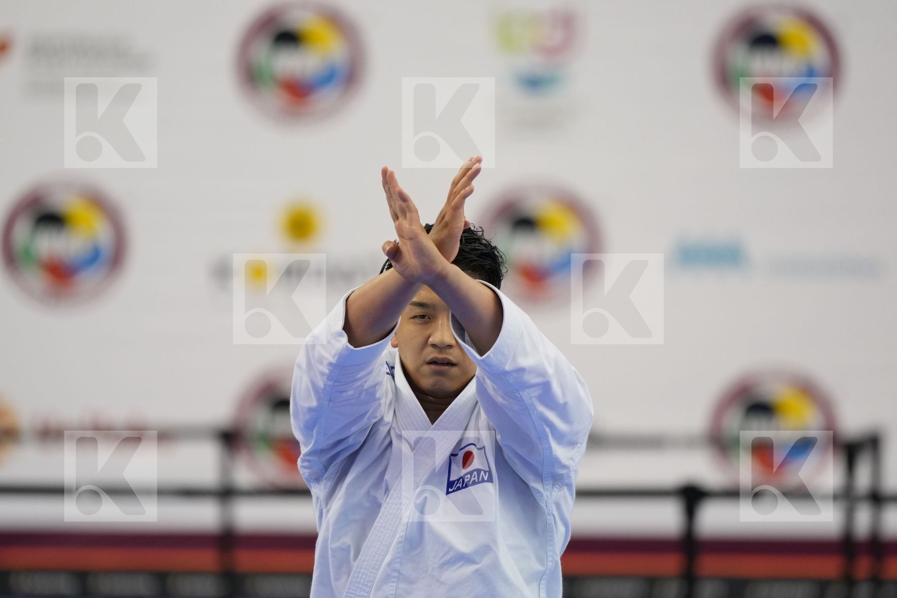 Kata final bout featuring Nishiyama Kakeru