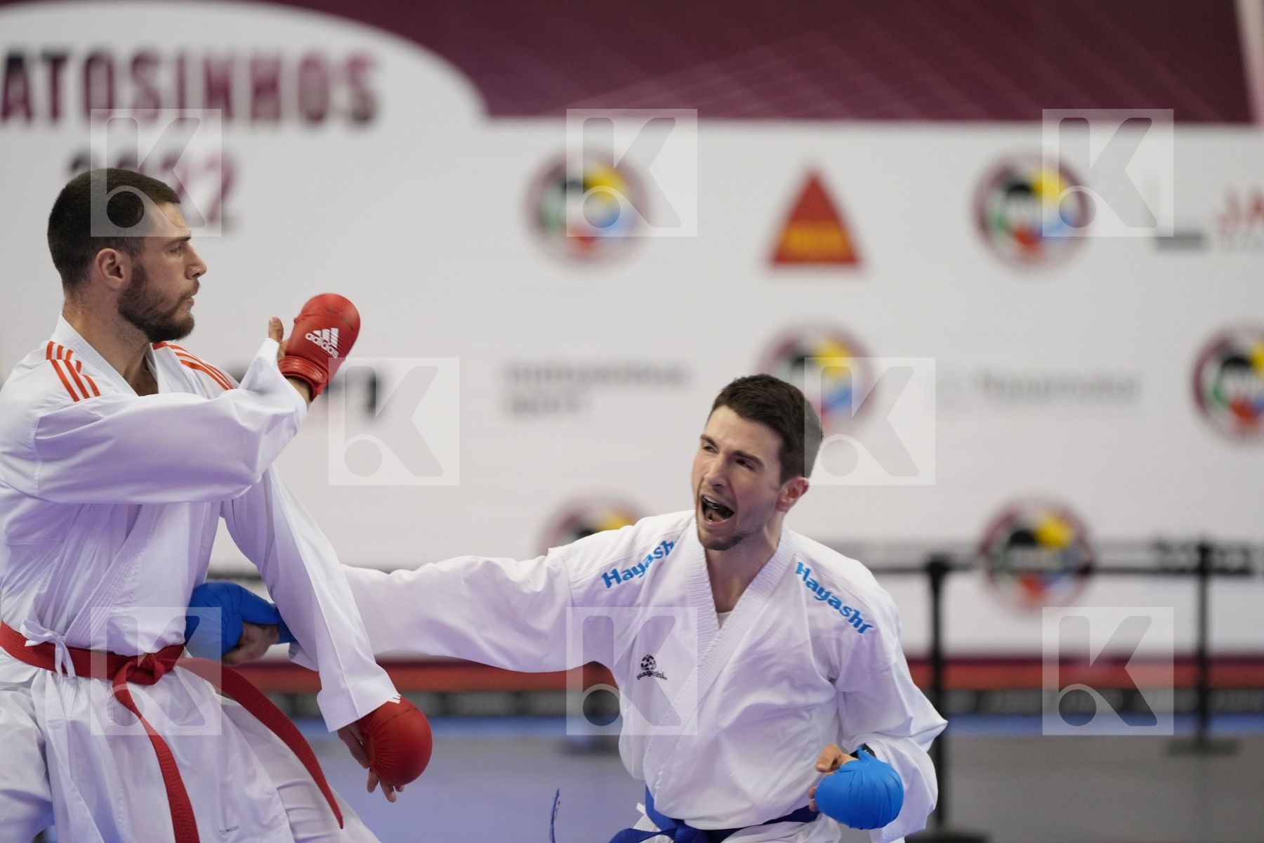 Kumite final bout featuring MARTINA MICHELE & Timmermans Brian