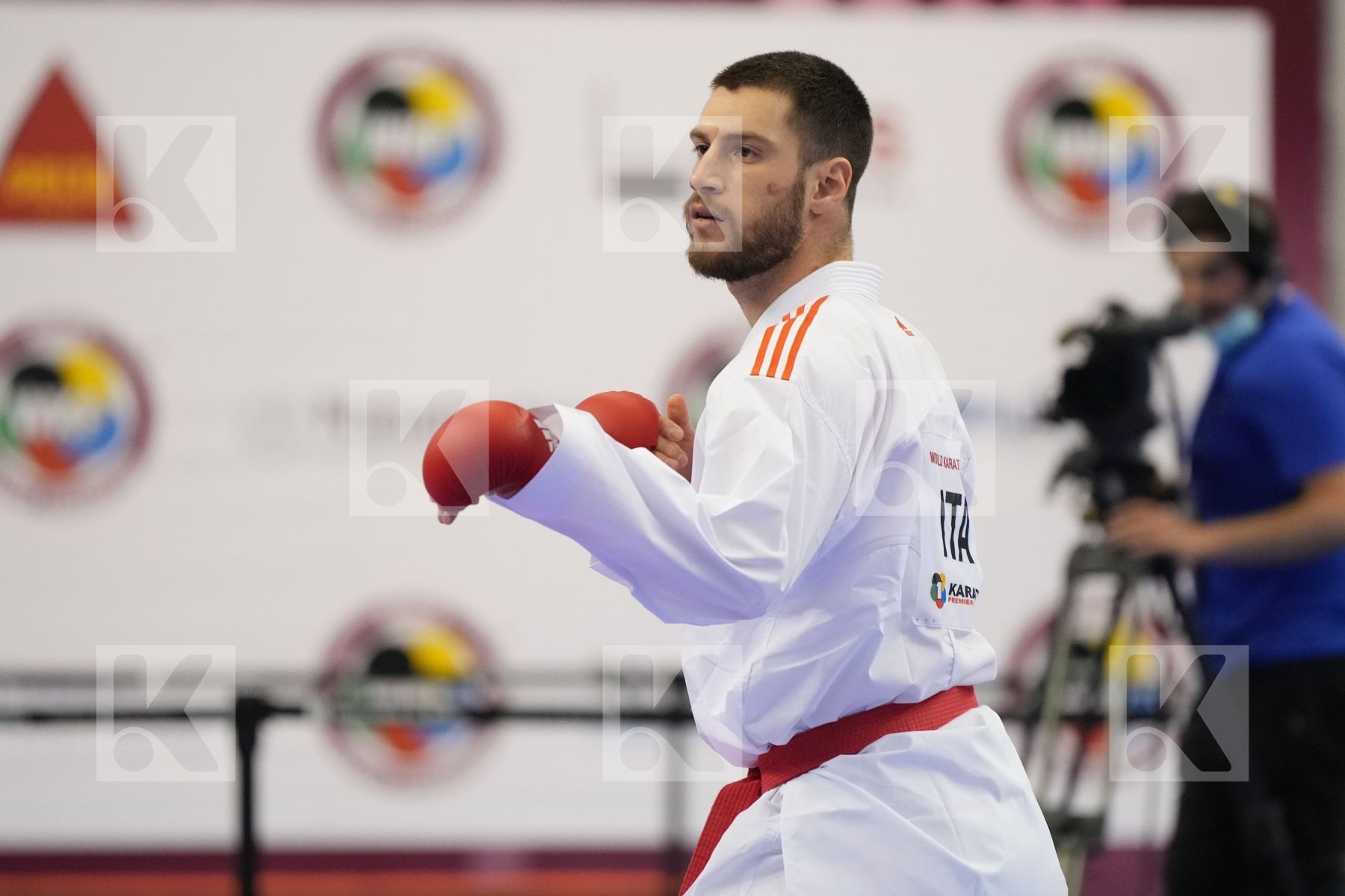 Kumite final bout featuring MARTINA MICHELE & Timmermans Brian