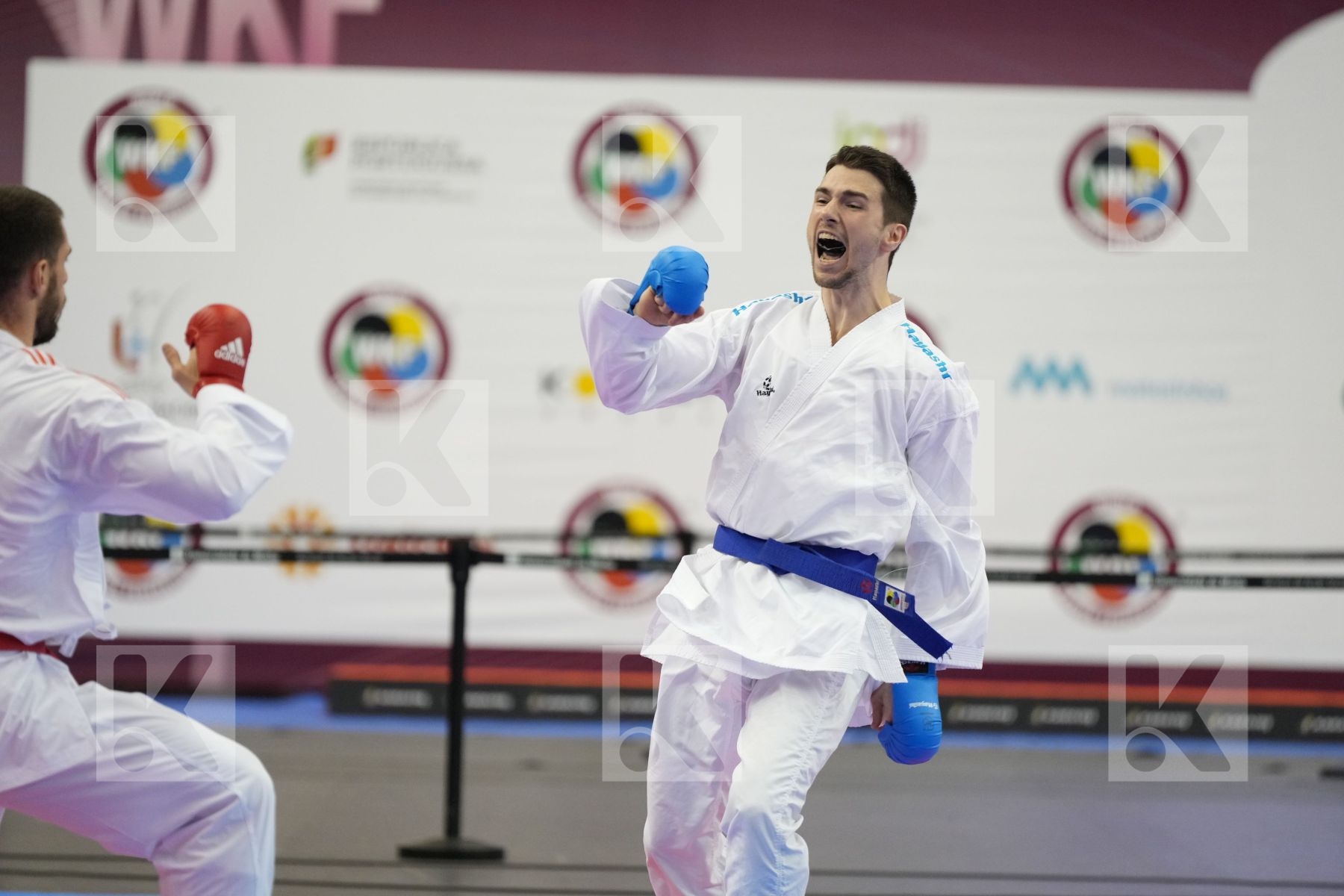 Kumite final bout featuring MARTINA MICHELE & Timmermans Brian