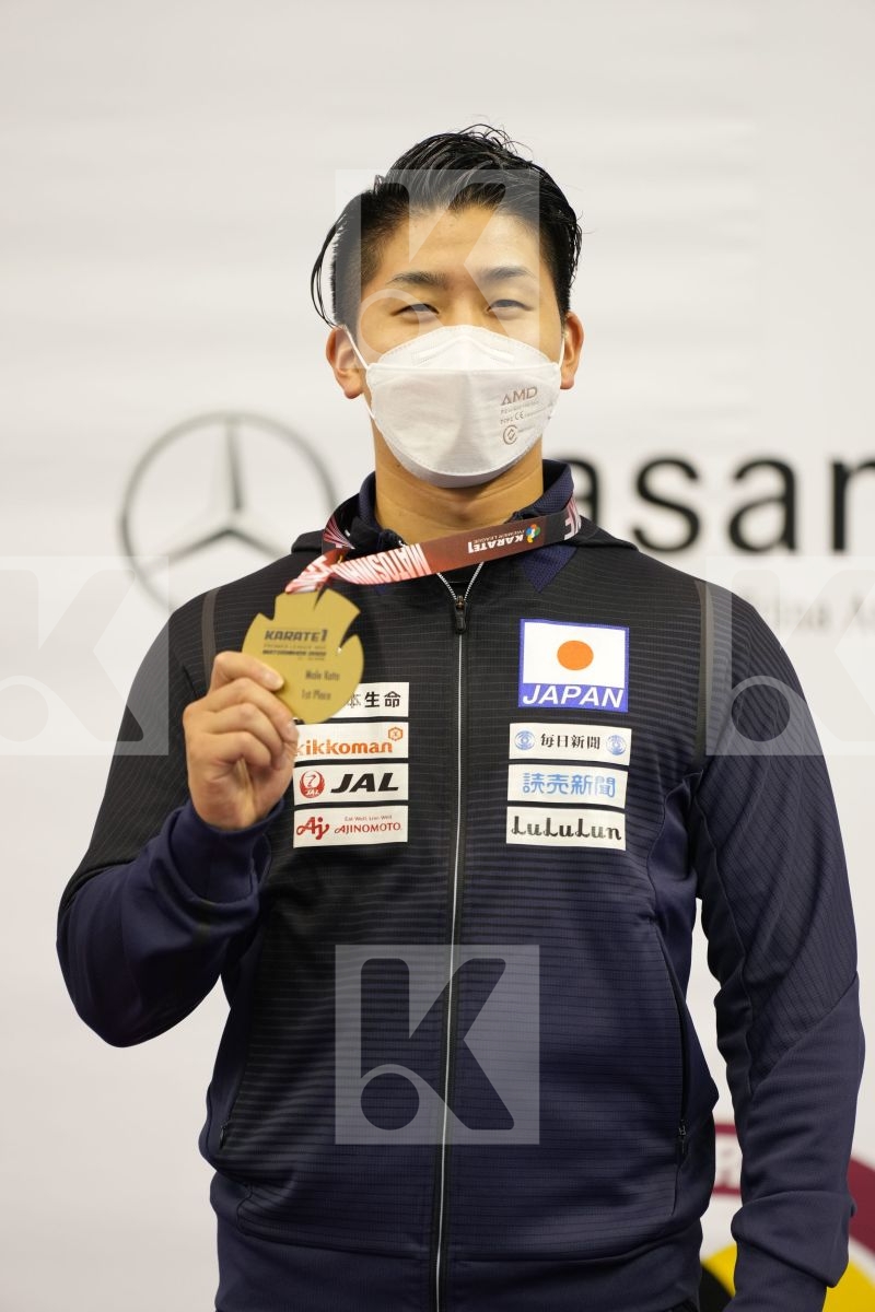 Podium featuring Nishiyama Kakeru