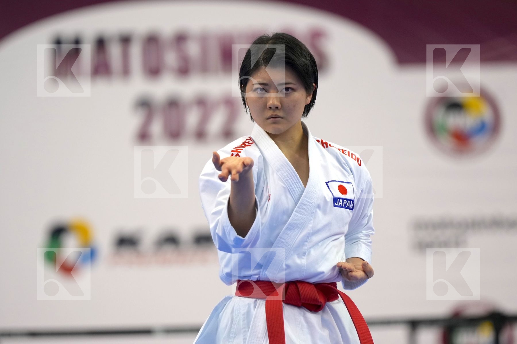 Kata bronze bout featuring Ono Maho
