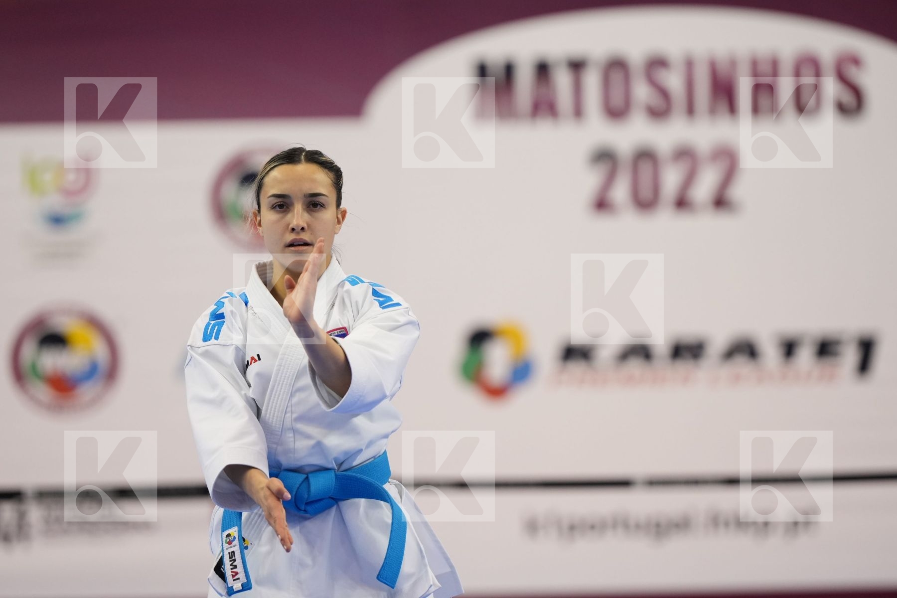 Kata bronze bout featuring Casale Carola