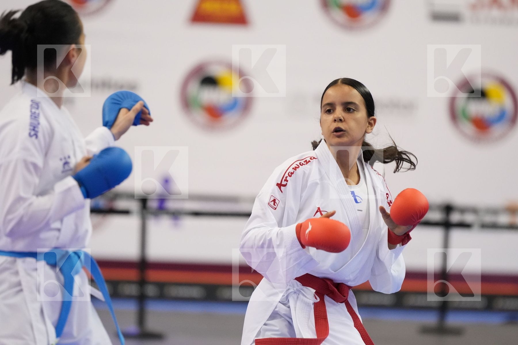 Kumite bronze bout featuring TSANG YEE TING & Bugur Seden