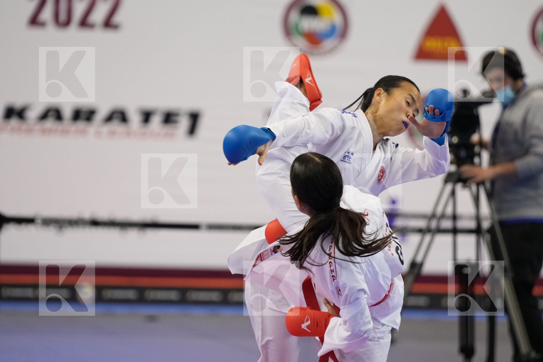 Kumite bronze bout featuring TSANG YEE TING & Bugur Seden