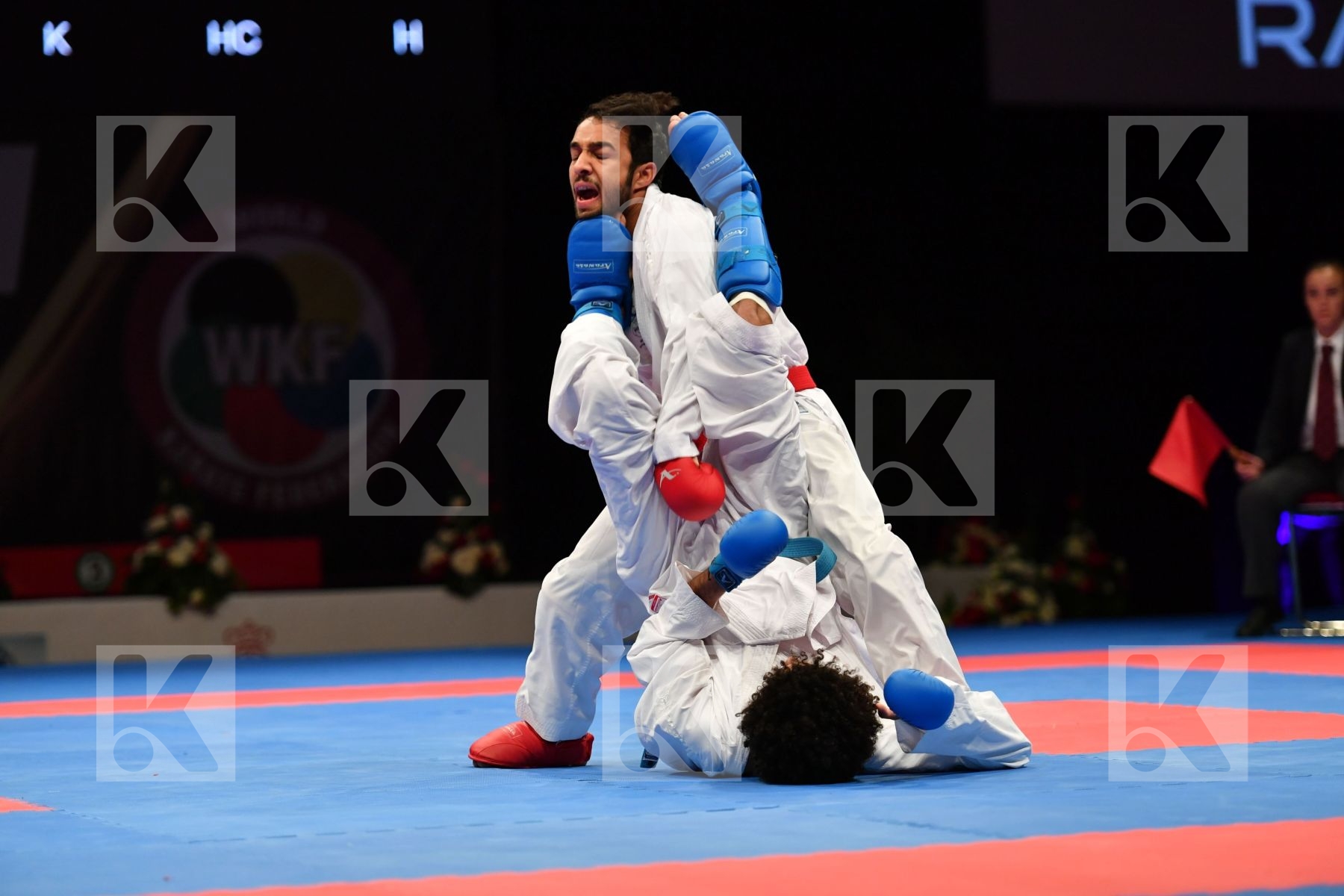Alharbi Abdullah Egypt Male kumite -60 kg Salama Malek Saudi ara