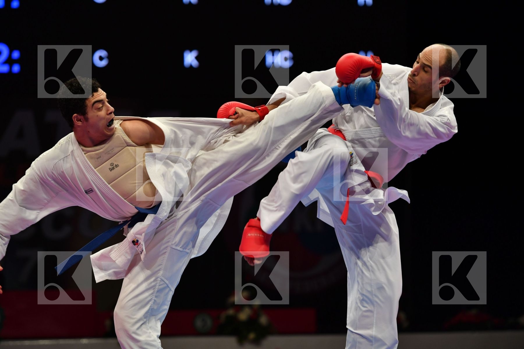 Egypt Elmasry Ahmed Male kumite -84 kg Morocco Oufkir Iliass