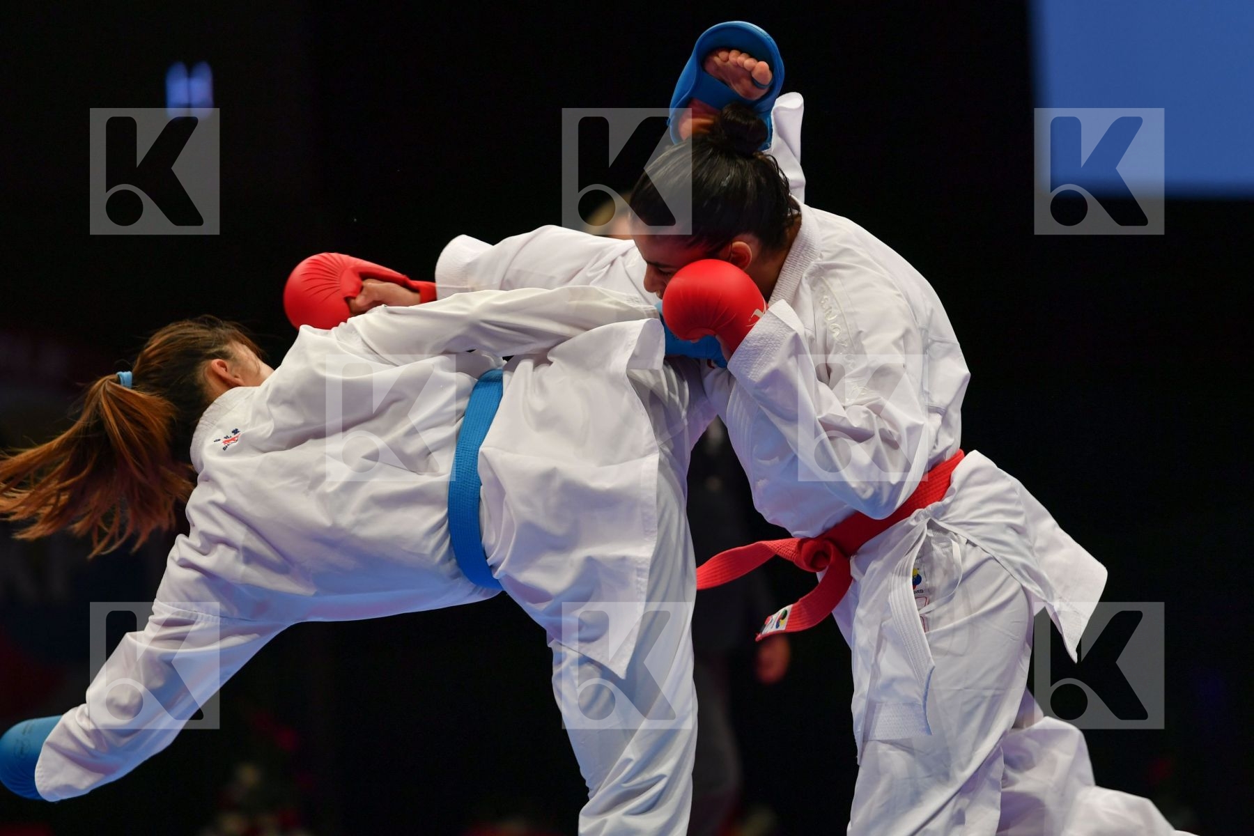 Algeria Chinese taipei Djedra Saida Female kumite -55 kg Wen Tzu