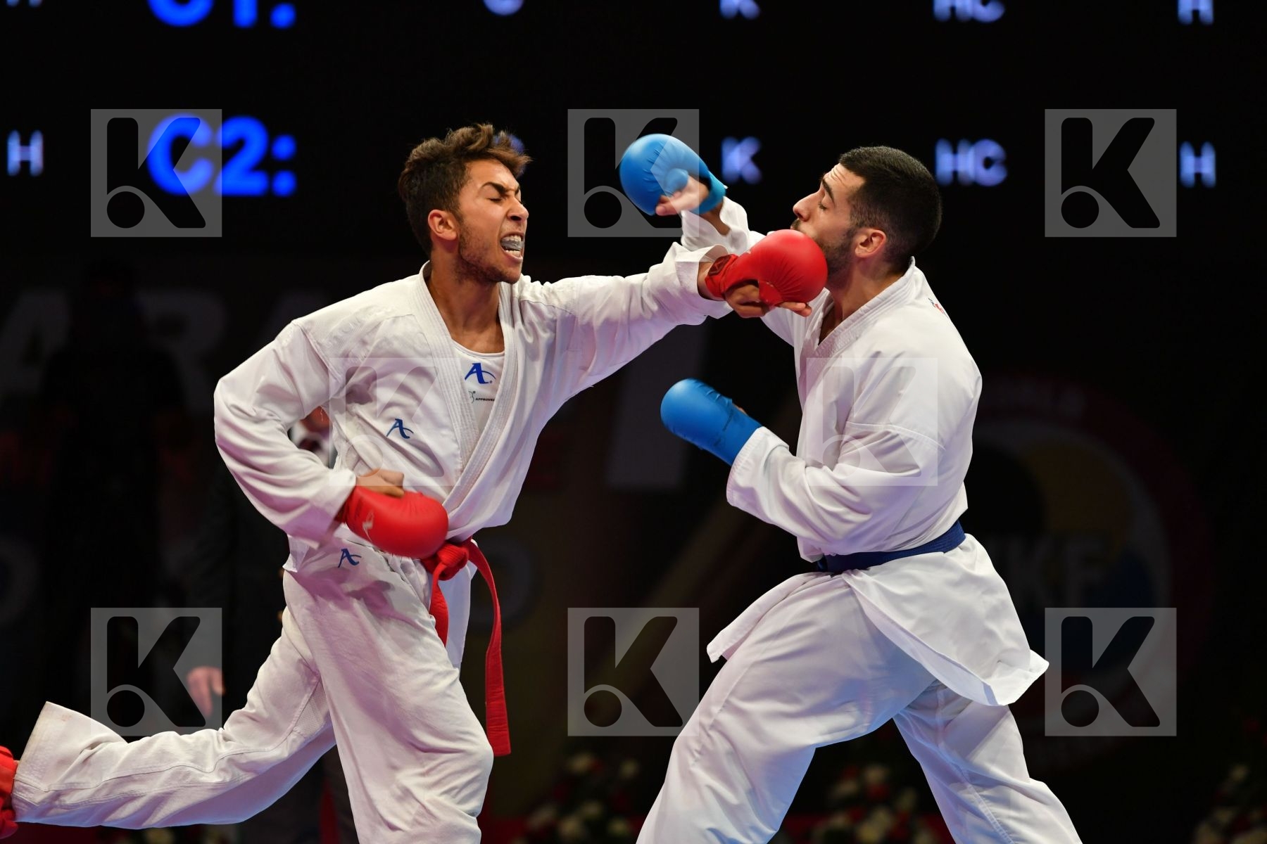 Ahmed Hmissa Cuerva mora Raul Male kumite -67 kg Spain Tunisia