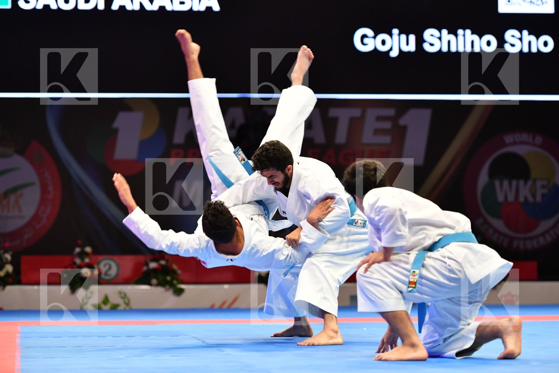 Goju shiho sho Male team kata Saudi arabia