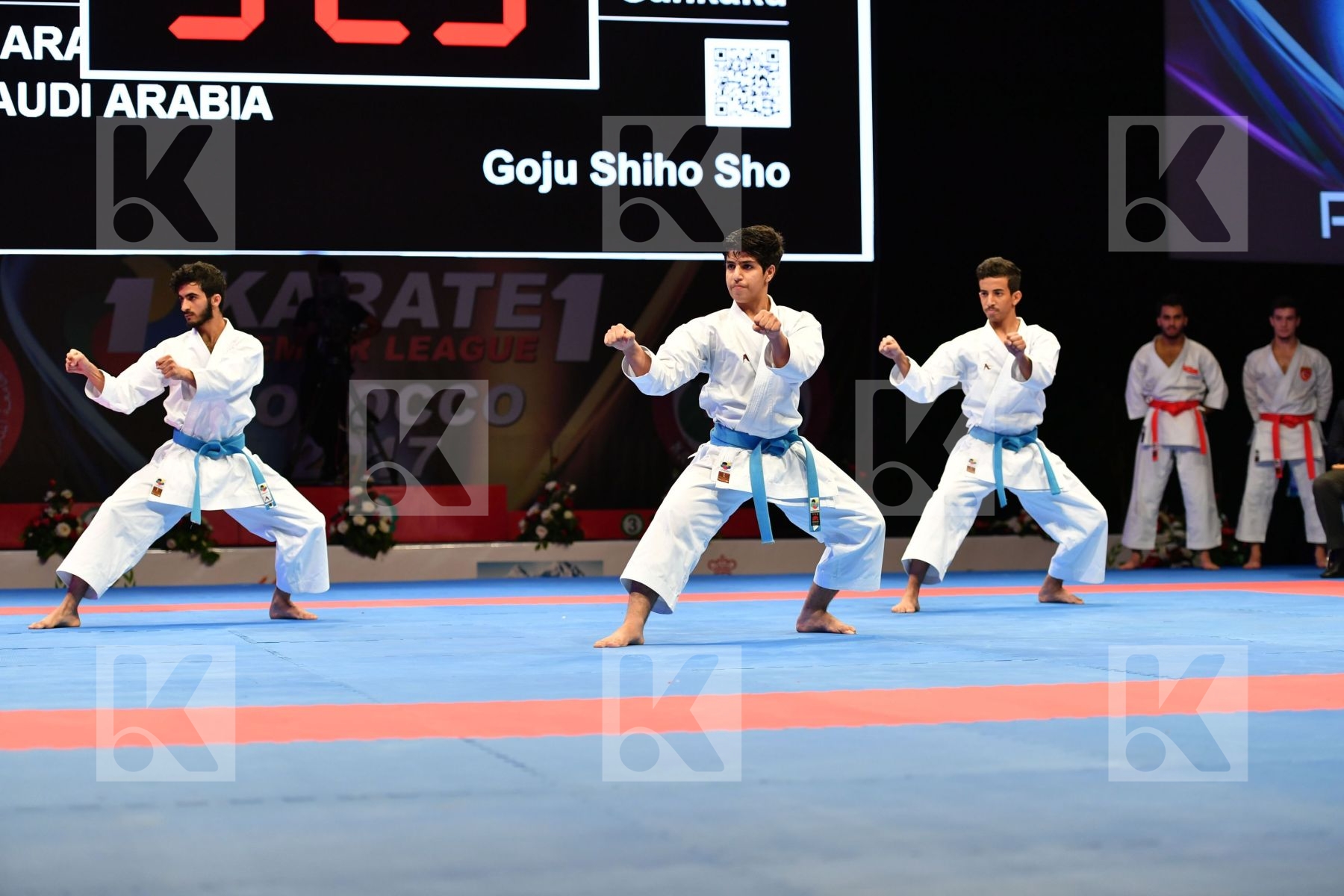 Goju shiho sho Male team kata Saudi arabia