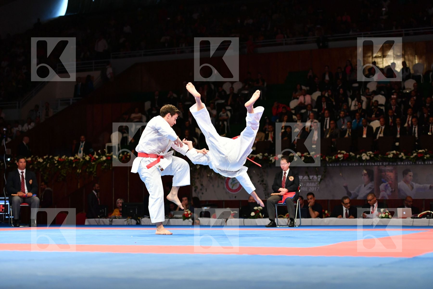 Gankaku Male team kata Turkey Turkey Turkey