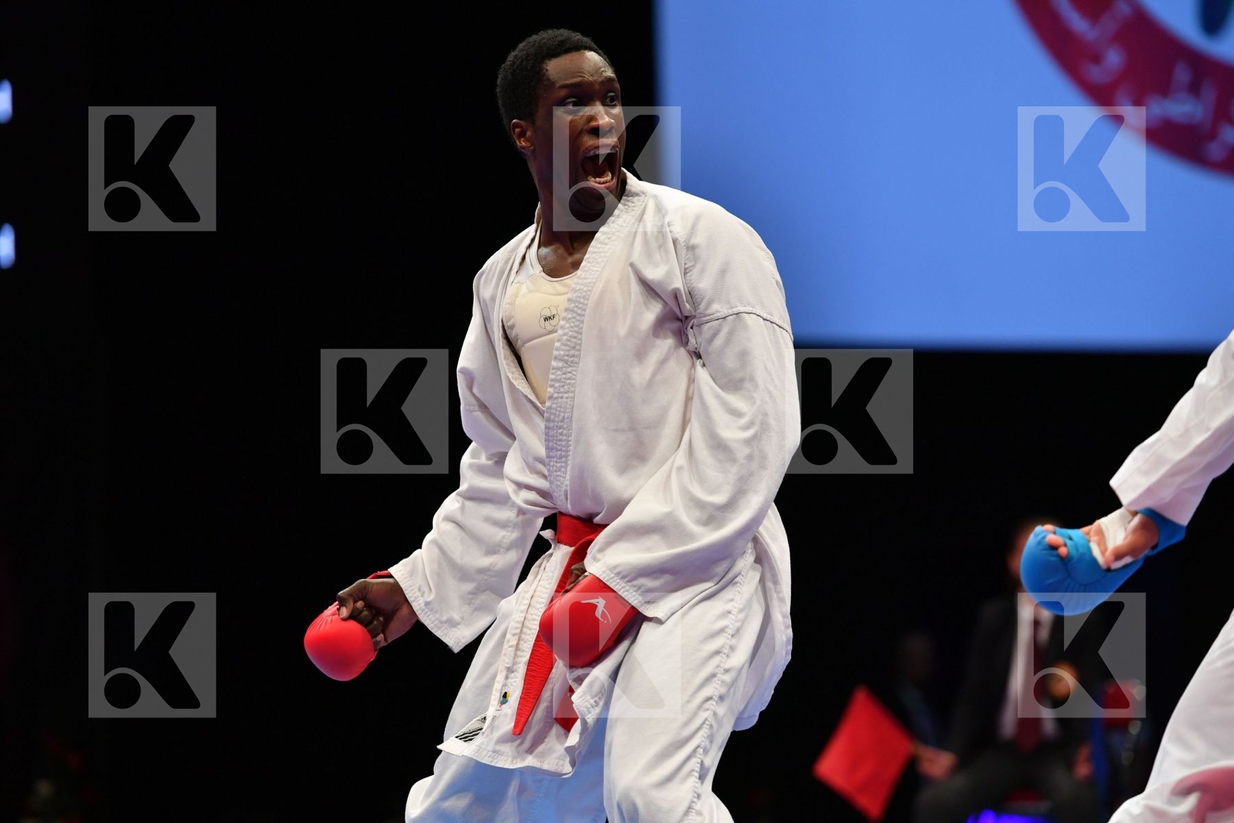 Diop Ablaye France Male kumite 84+ kg Morocco Ouchen Achraf