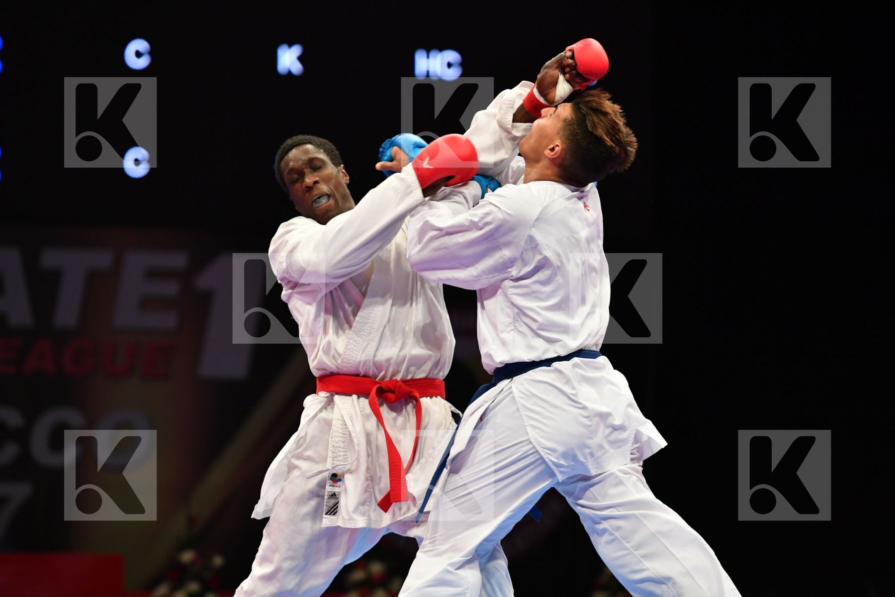 Diop Ablaye France Male kumite 84+ kg Morocco Ouchen Achraf