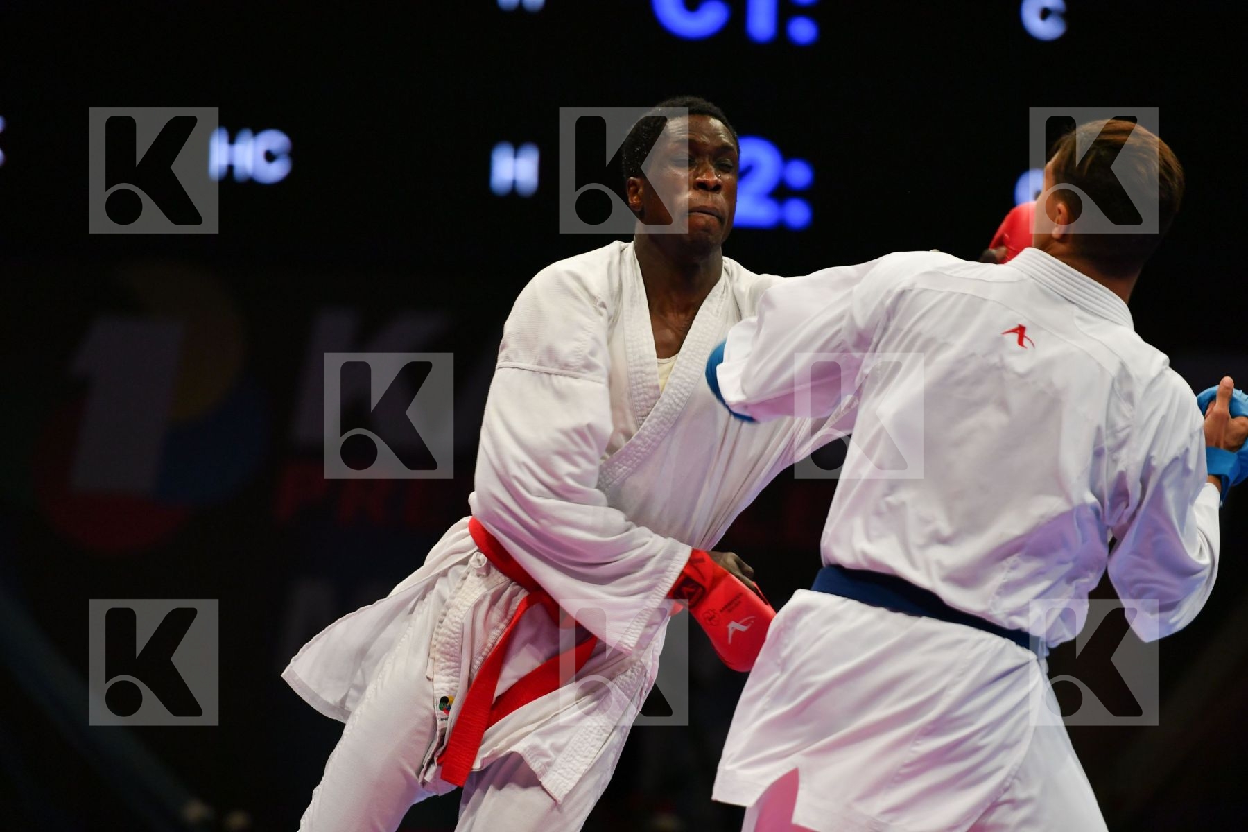 Diop Ablaye France Male kumite 84+ kg Morocco Ouchen Achraf