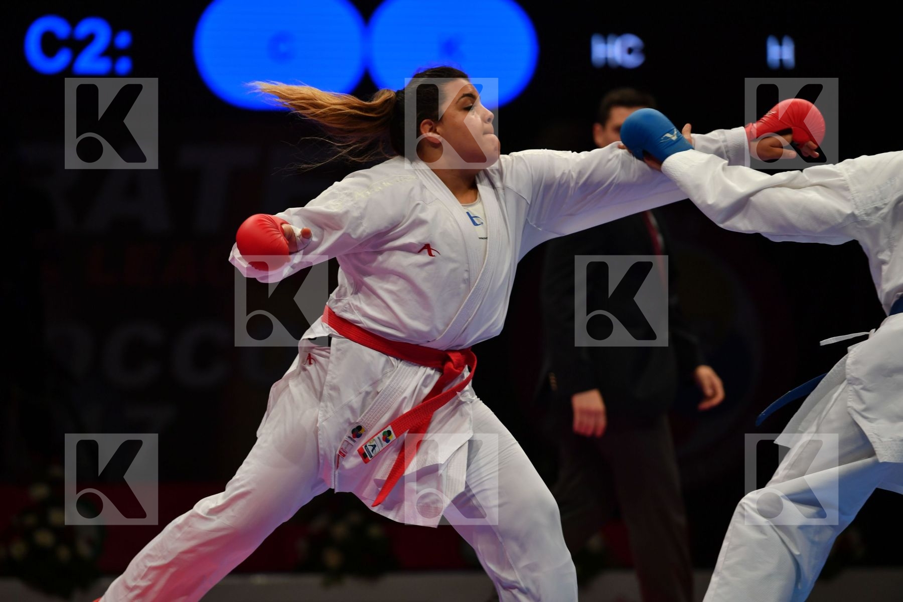 Abdelaziz Feryal Egypt Female kumite 68+ kg Jami Chahnez Tunisia