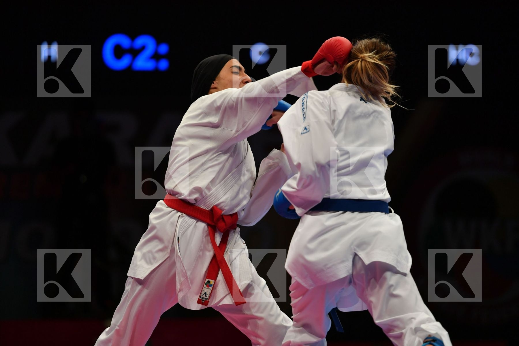 Egypt Female kumite -68 kg France Mohamed Nada Zaretska Iryna