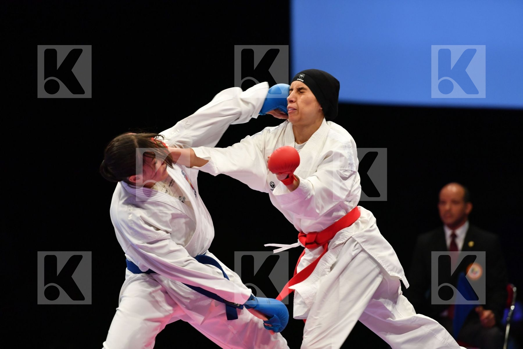 Espinosa Maria Female kumite -61 kg Morocco Sadini Btissam Spain