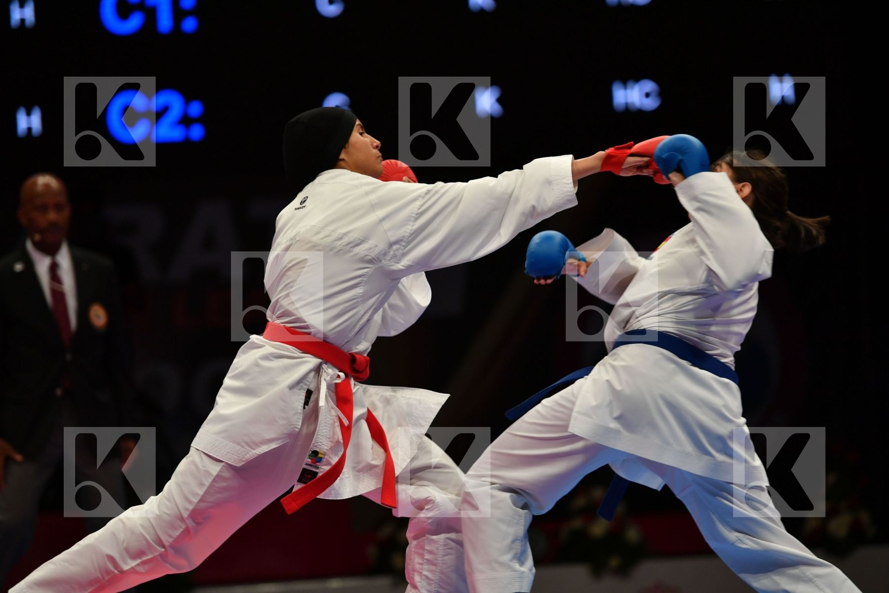 Espinosa Maria Female kumite -61 kg Morocco Sadini Btissam Spain