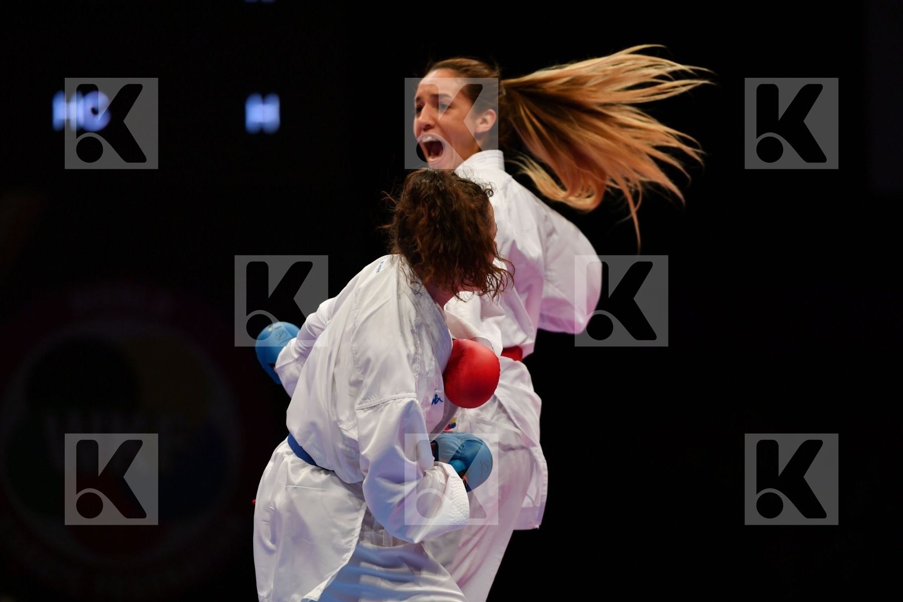 Female kumite -61 kg Hasnaoui Boutheina Italy Lallo Viola Tunisi
