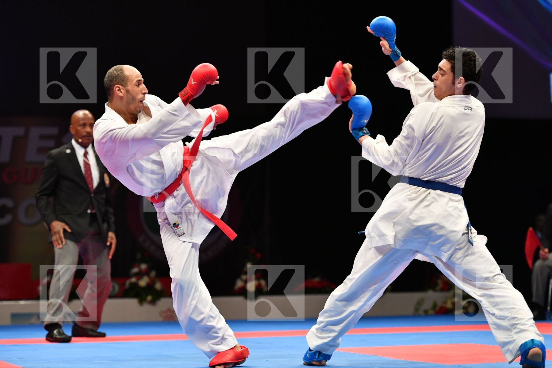 Egypt Elmasry Ahmed Male kumite -84 kg Morocco Oufkir Iliass