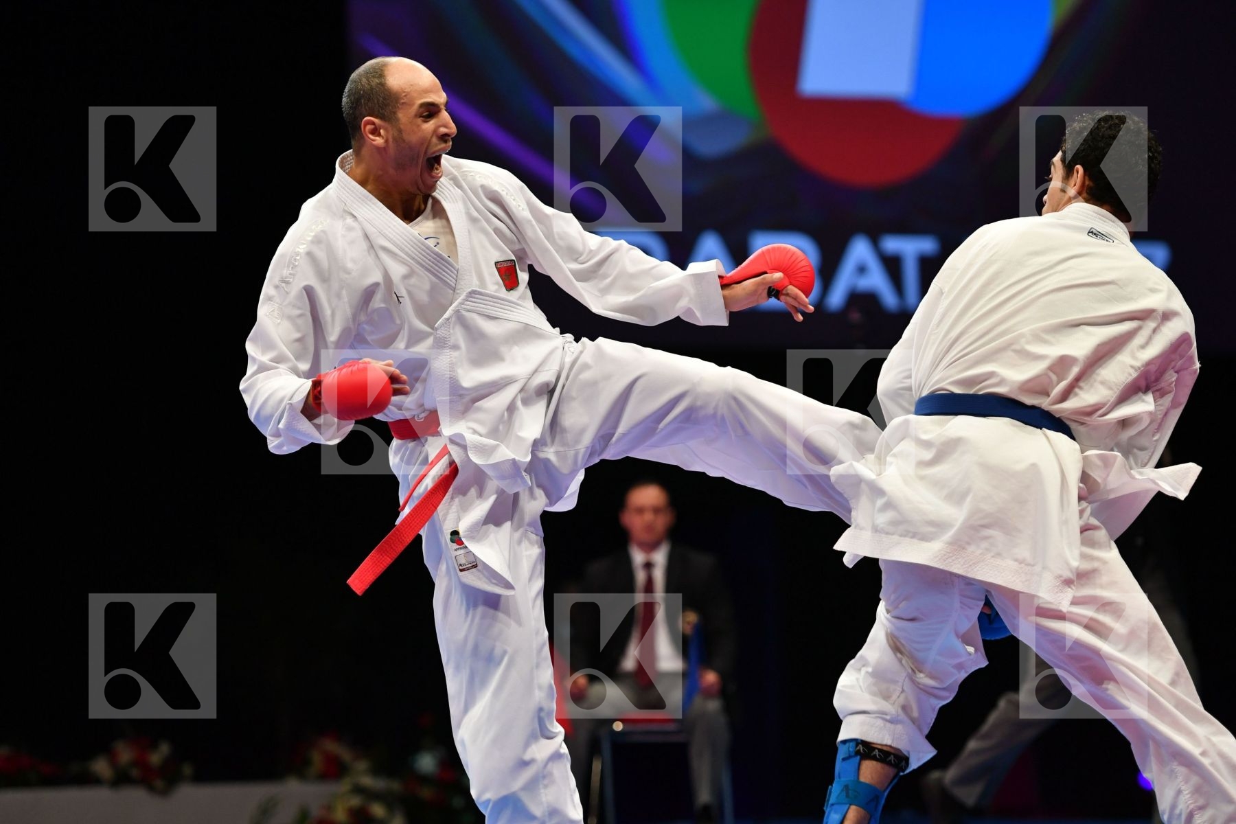 Egypt Elmasry Ahmed Male kumite -84 kg Morocco Oufkir Iliass