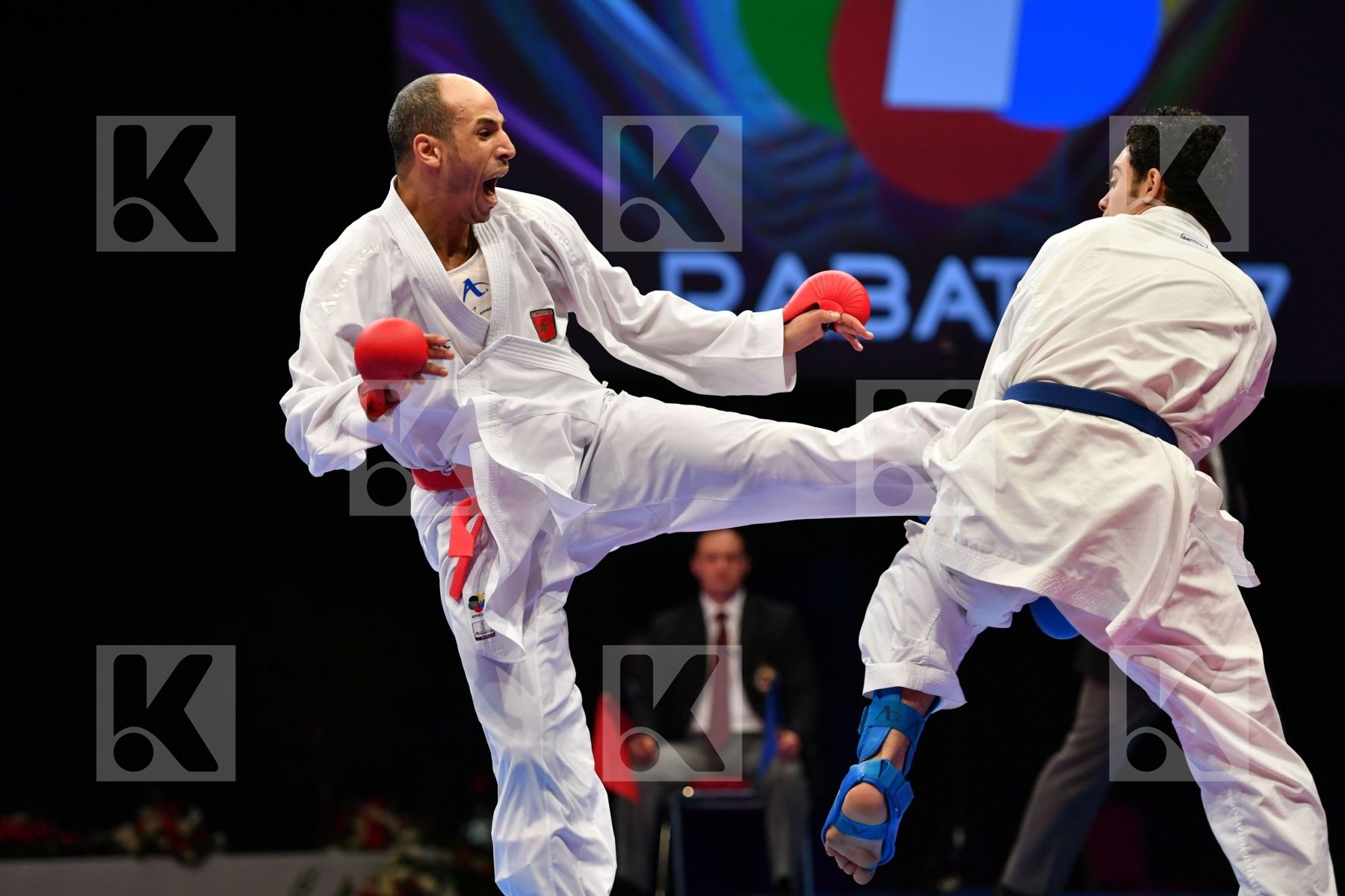 Egypt Elmasry Ahmed Male kumite -84 kg Morocco Oufkir Iliass