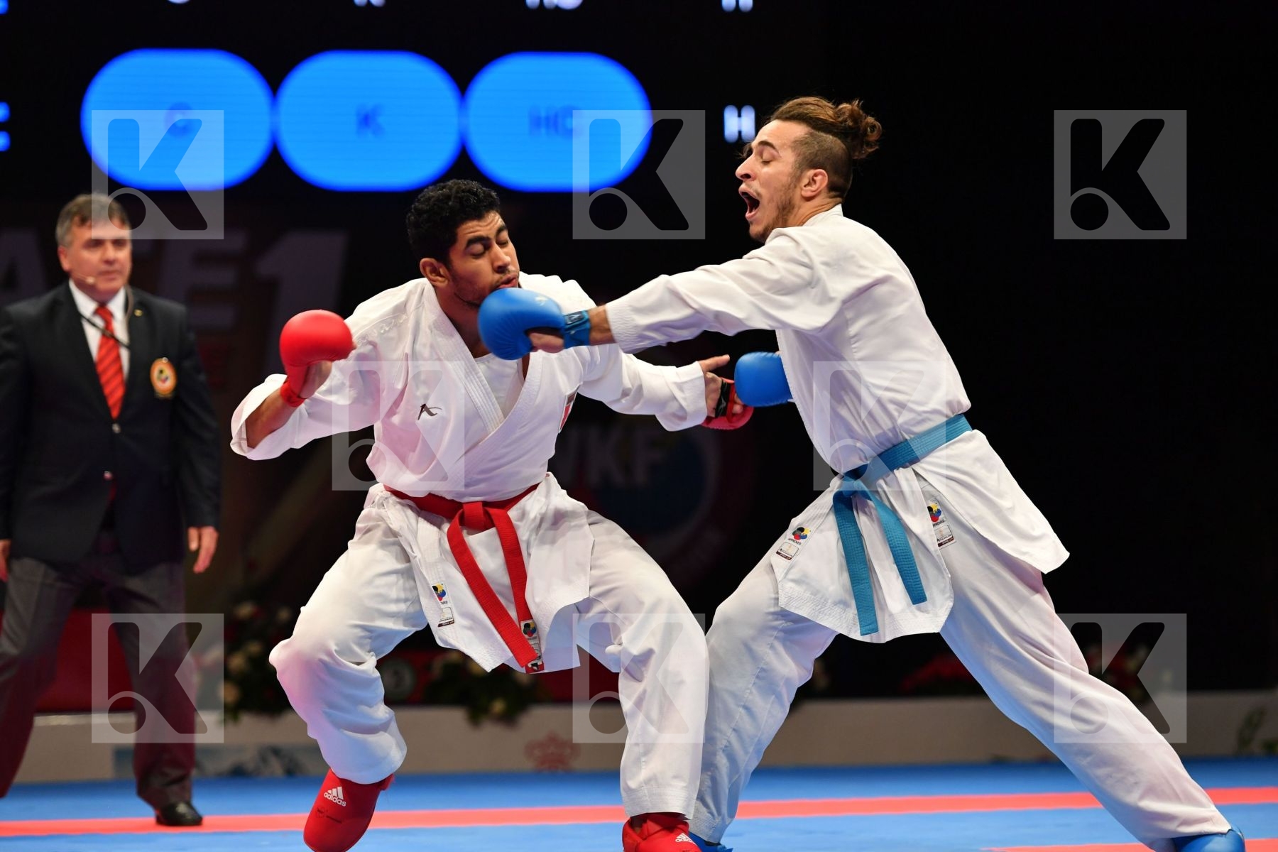 Amargos Miguel Argentina Egypt El kotby Mohamed Male kumite -84