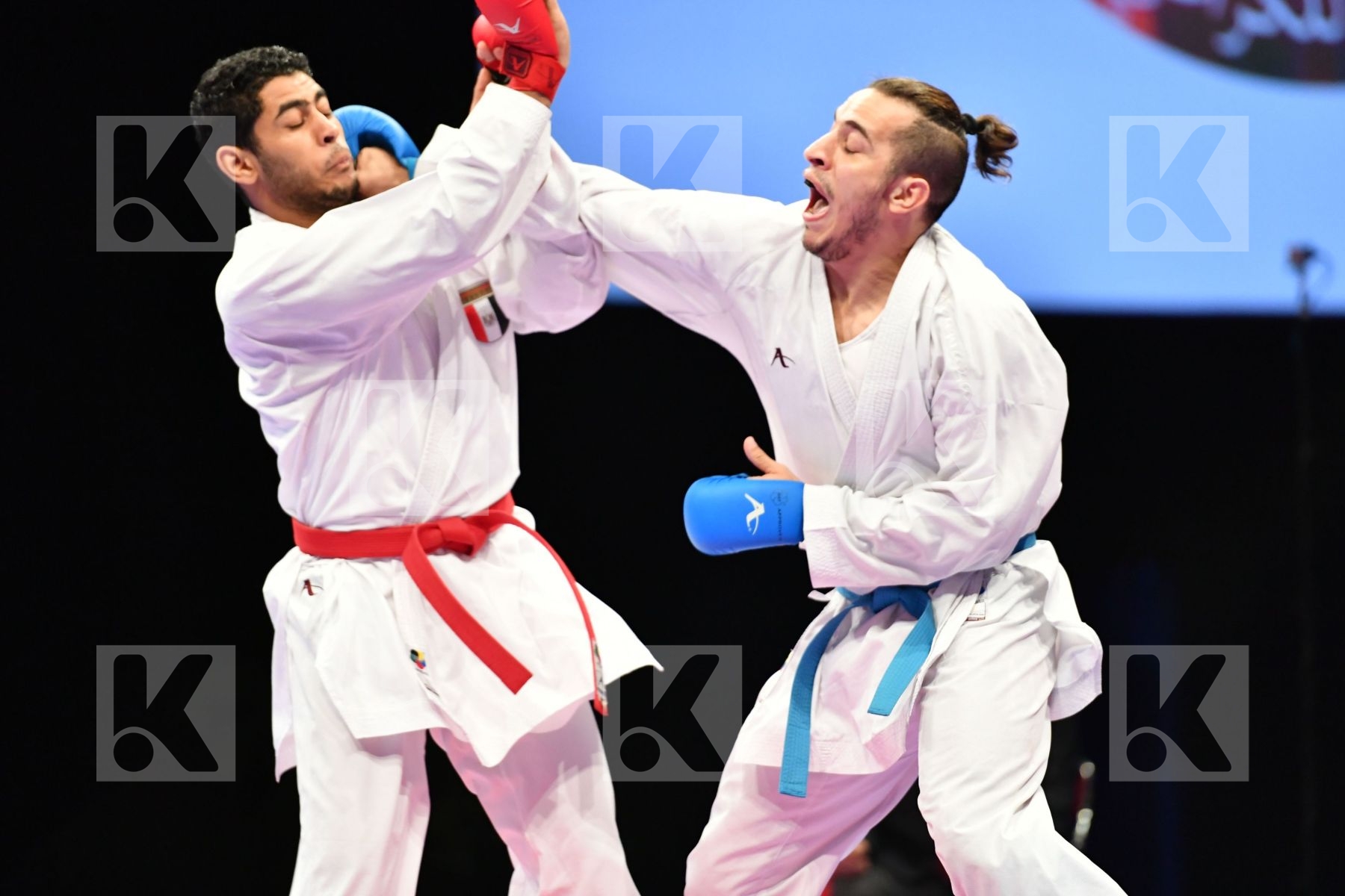 Amargos Miguel Argentina Egypt El kotby Mohamed Male kumite -84