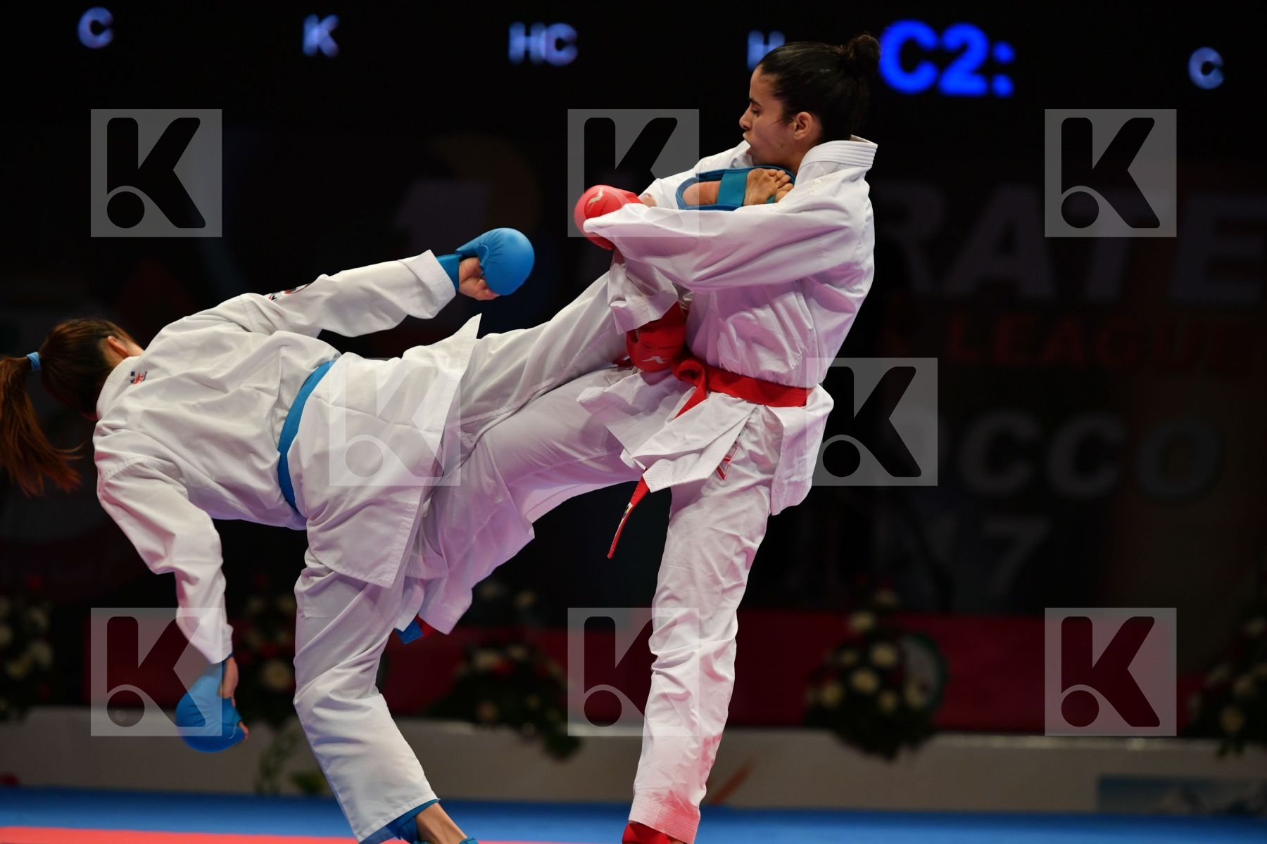 Algeria Chinese taipei Djedra Saida Female kumite -55 kg Wen Tzu