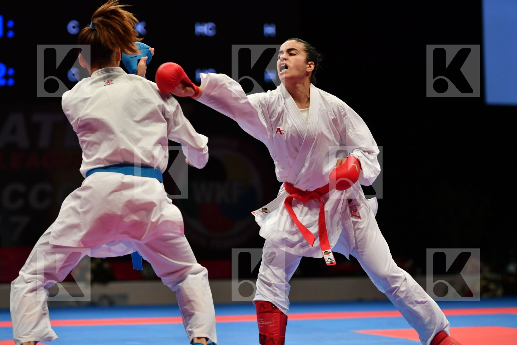 Algeria Chinese taipei Djedra Saida Female kumite -55 kg Wen Tzu