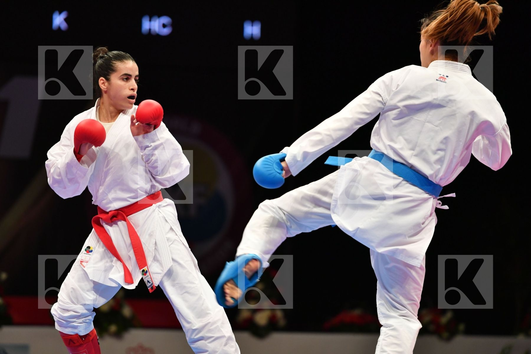 Algeria Chinese taipei Djedra Saida Female kumite -55 kg Wen Tzu