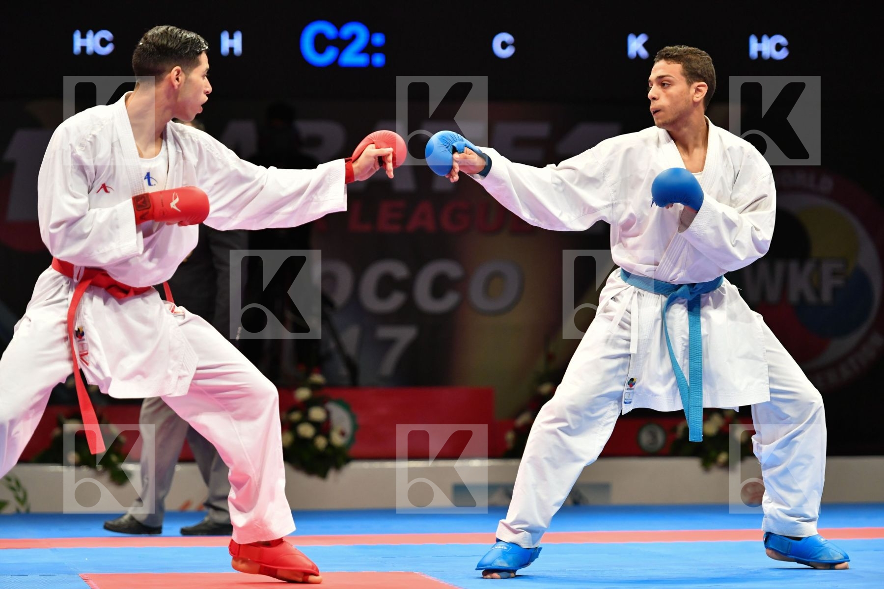 Egypt Male kumite -67 kg Morocco Yahia Youssef Zakaria Ayoub