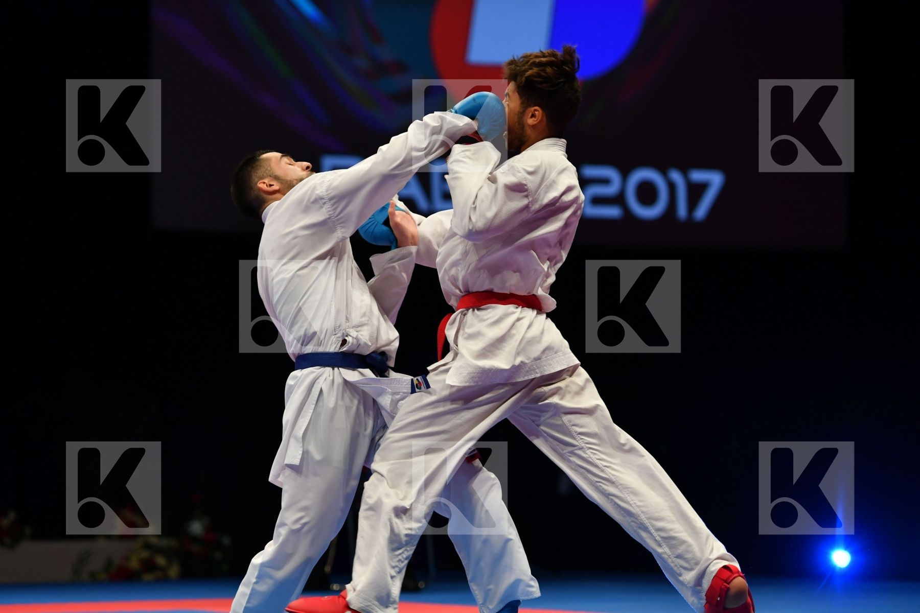 Ahmed Hmissa Cuerva mora Raul Male kumite -67 kg Spain Tunisia