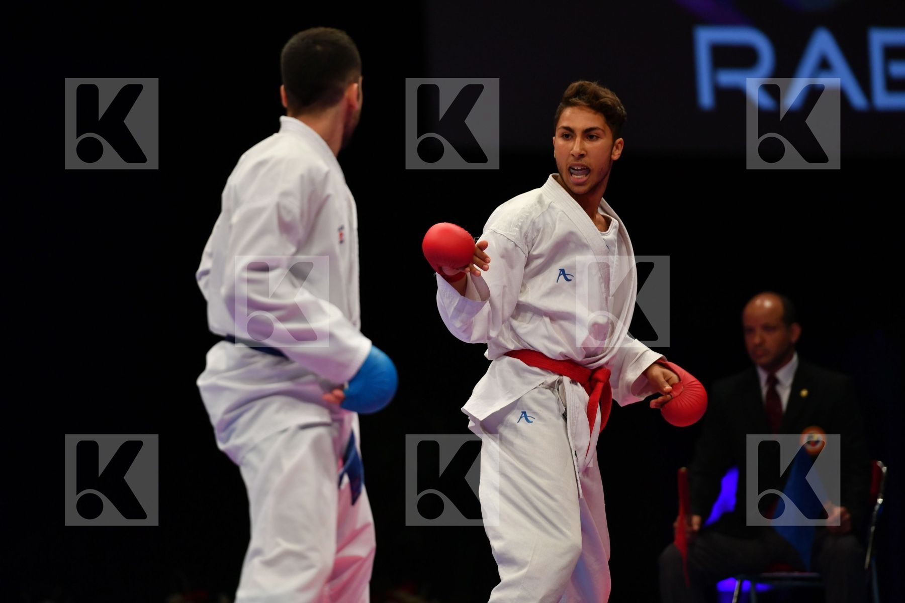Ahmed Hmissa Cuerva mora Raul Male kumite -67 kg Spain Tunisia