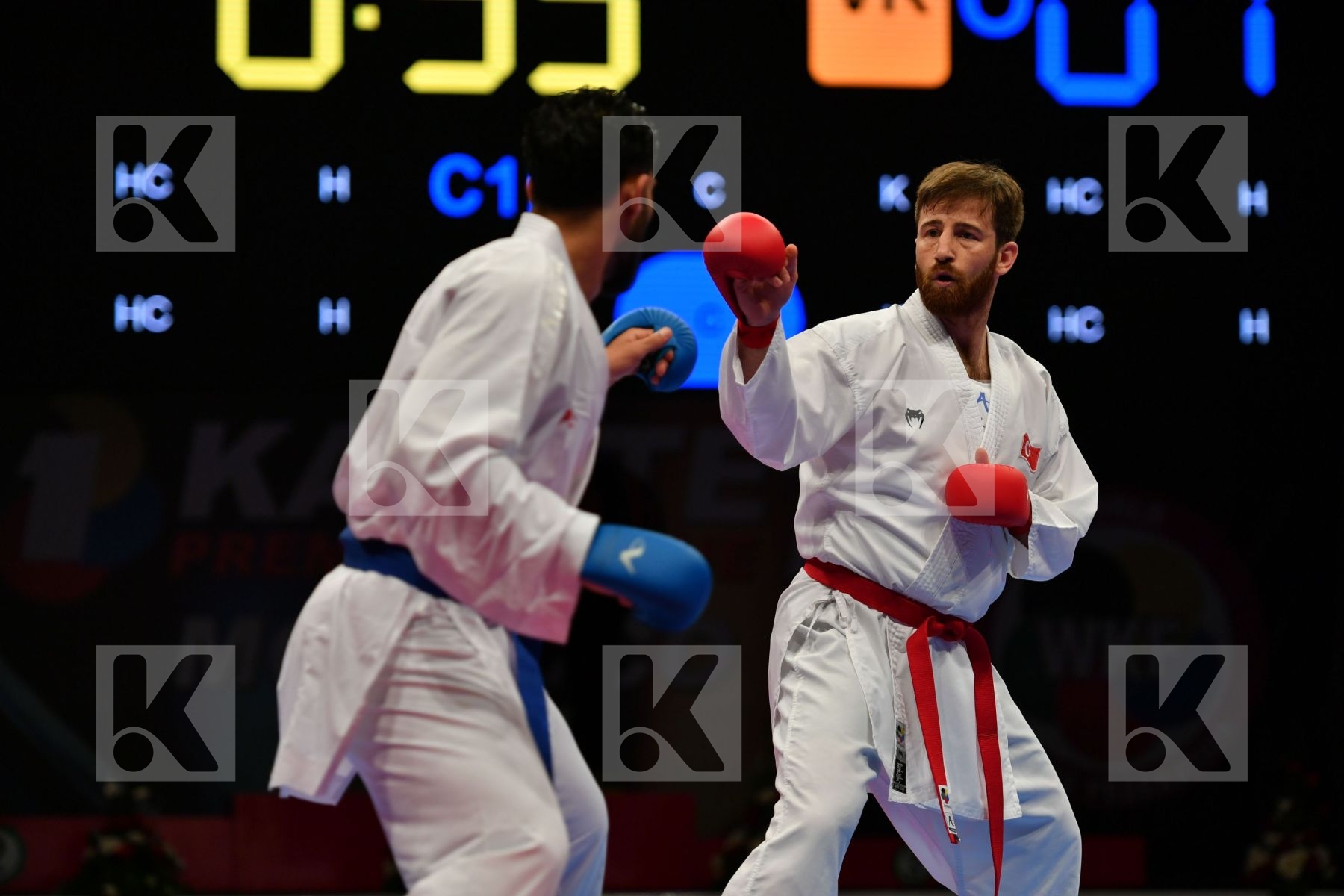 Egypt Elasfar Ahmed Erkan Enes Male kumite 84+ kg Turkey