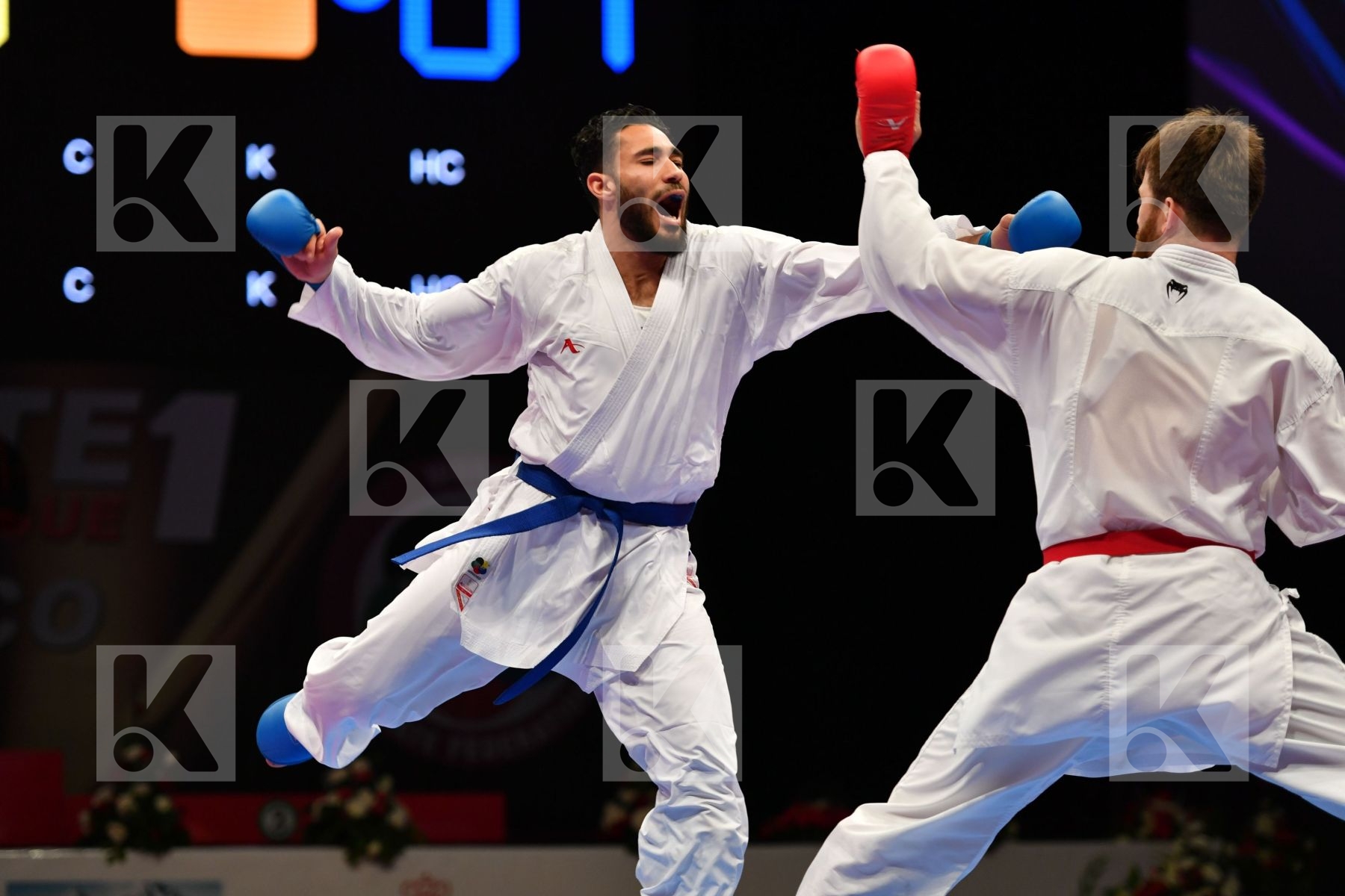 Egypt Elasfar Ahmed Erkan Enes Male kumite 84+ kg Turkey