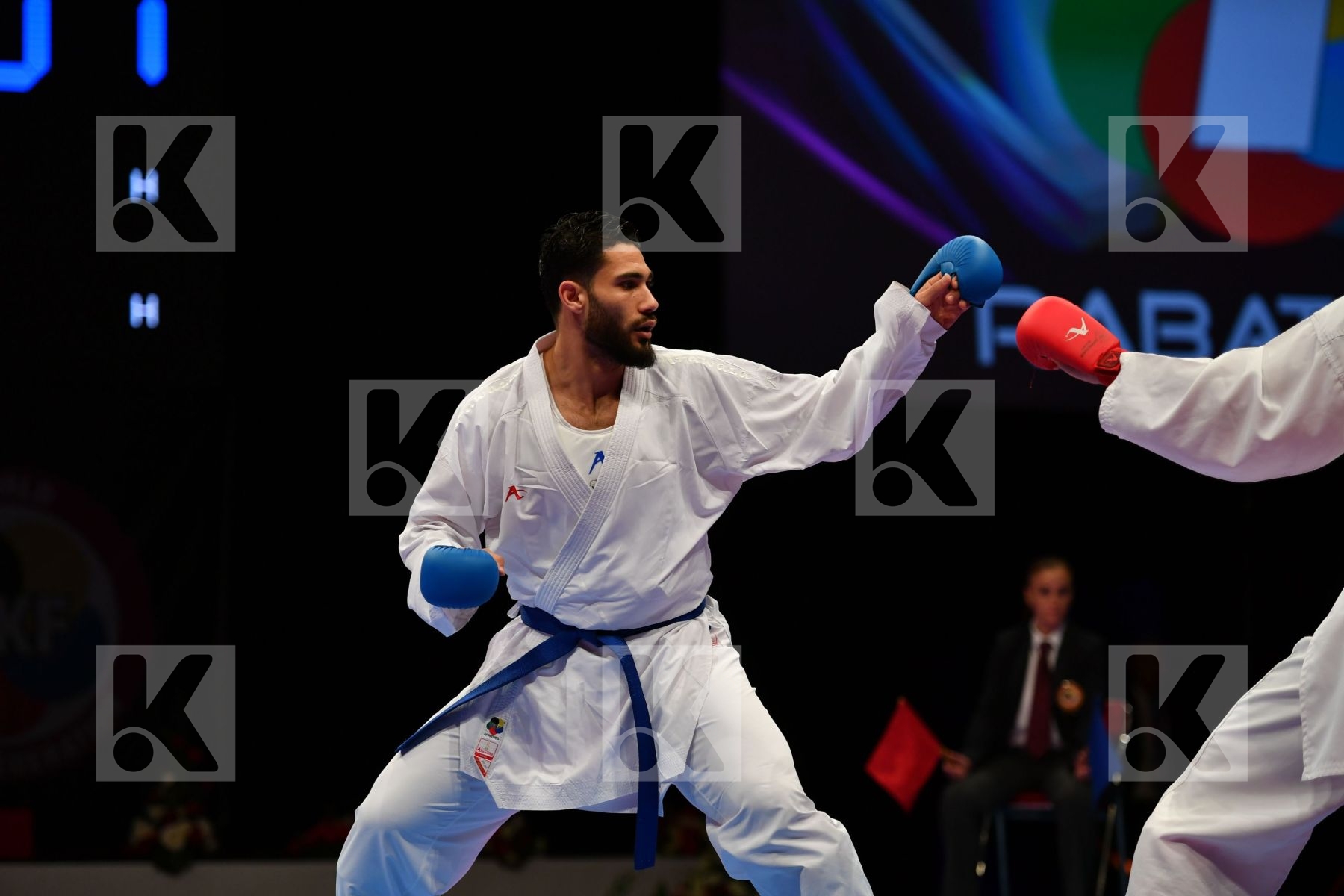 Egypt Elasfar Ahmed Erkan Enes Male kumite 84+ kg Turkey