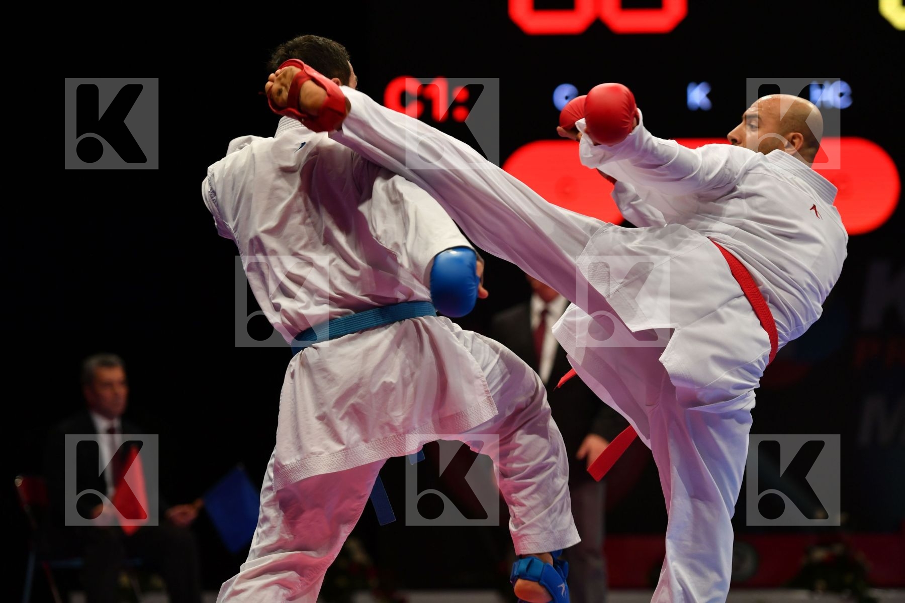 Azerbaijan Gunduz Gokhan Male kumite -84 kg Mamayev Aykhan Turke