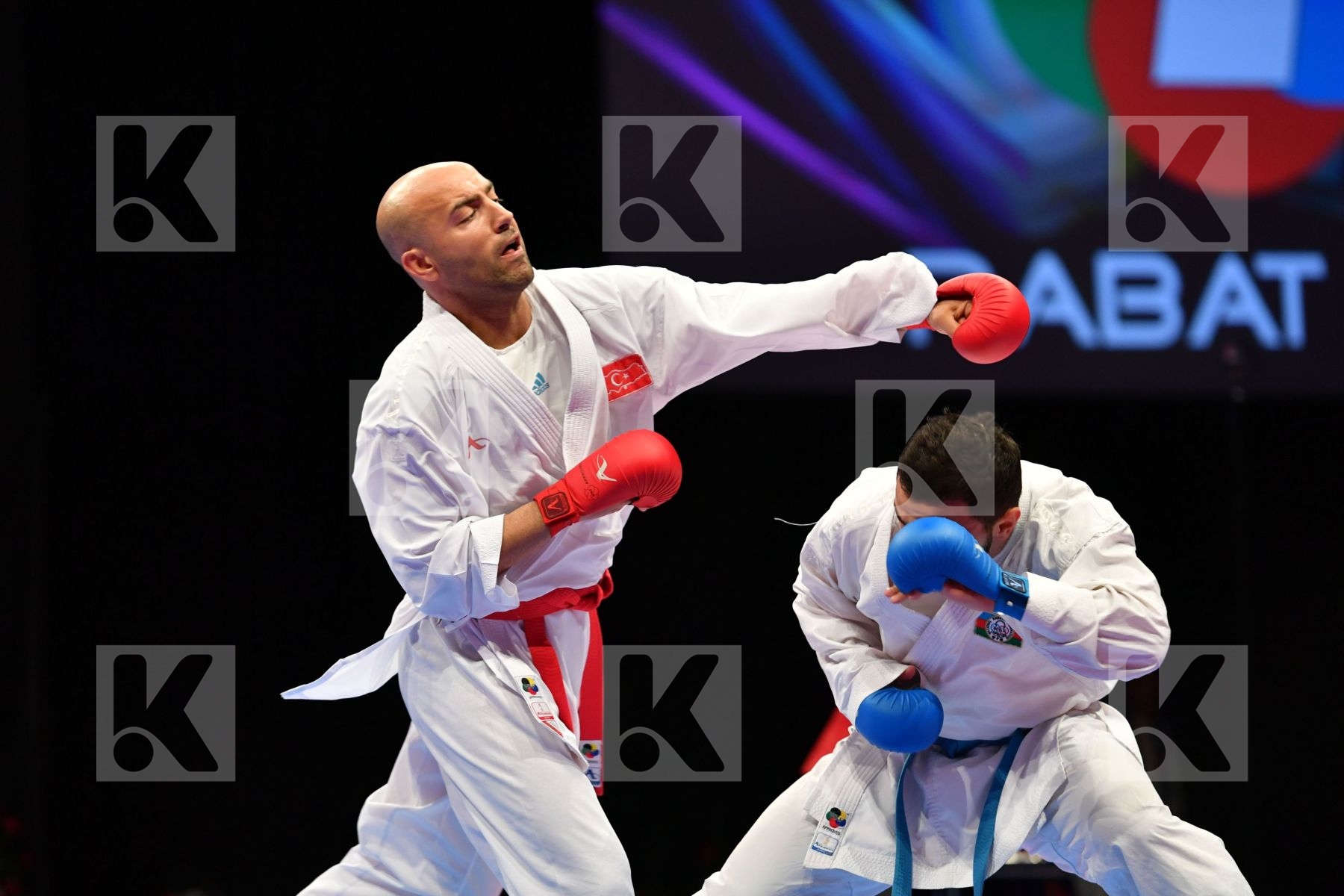 Azerbaijan Gunduz Gokhan Male kumite -84 kg Mamayev Aykhan Turke