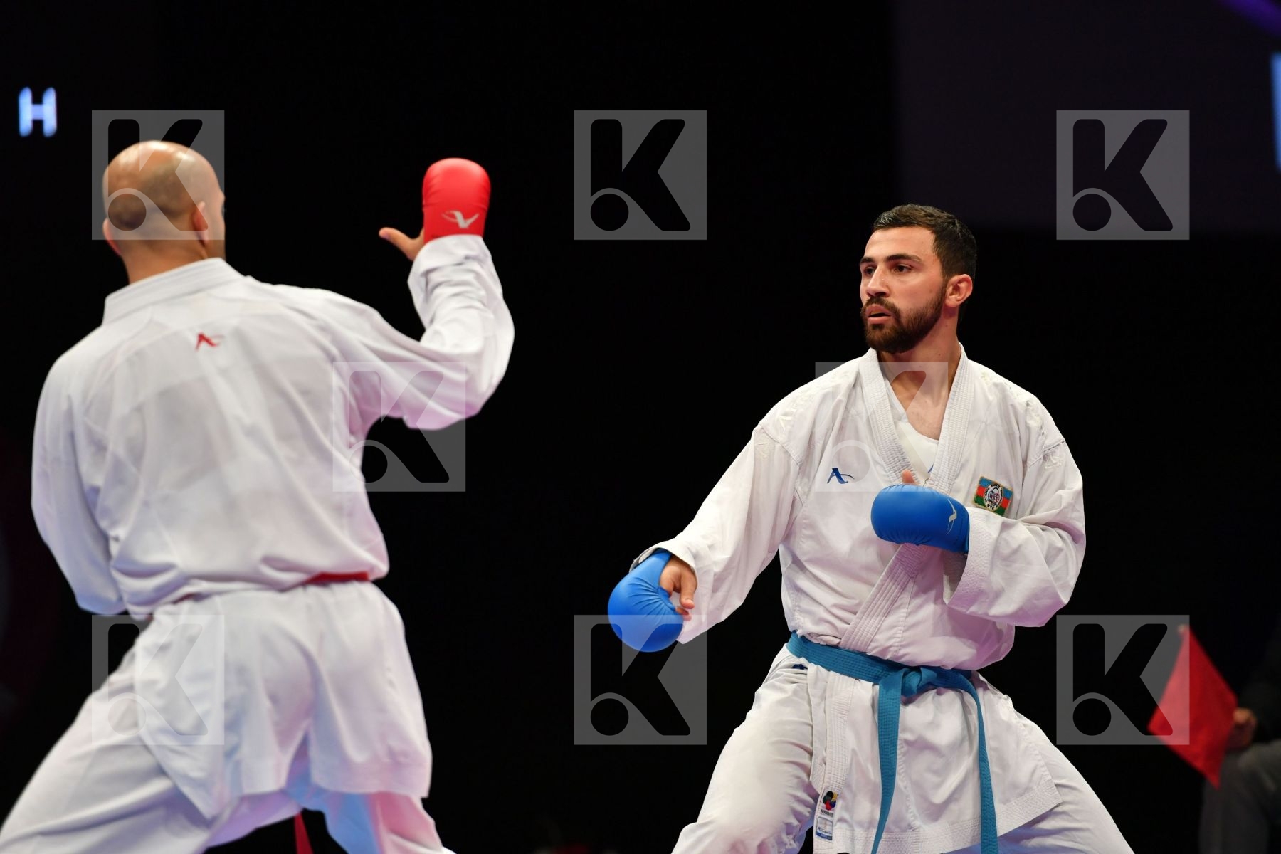 Azerbaijan Gunduz Gokhan Male kumite -84 kg Mamayev Aykhan Turke
