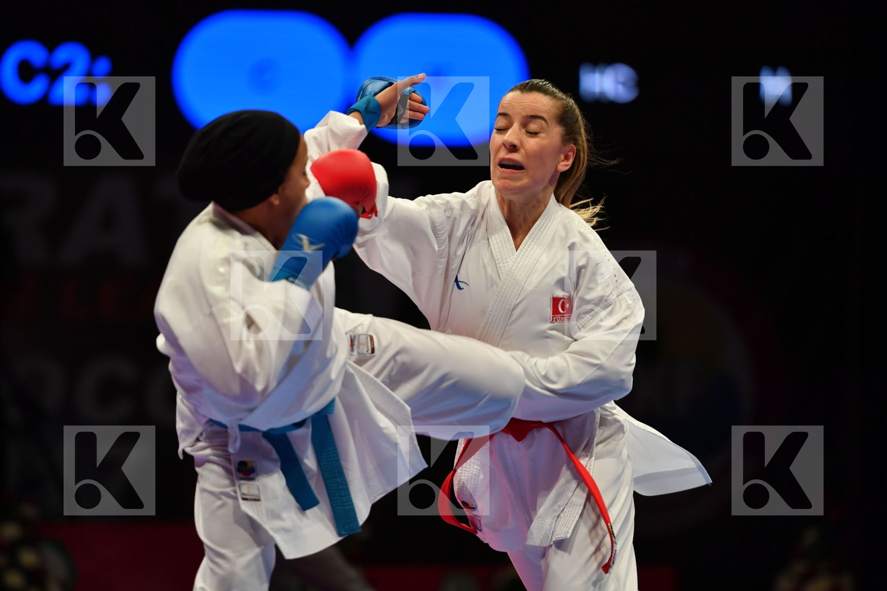 Egypt Female kumite -50 kg Ozcelik Serap Sayed Radwa Turkey