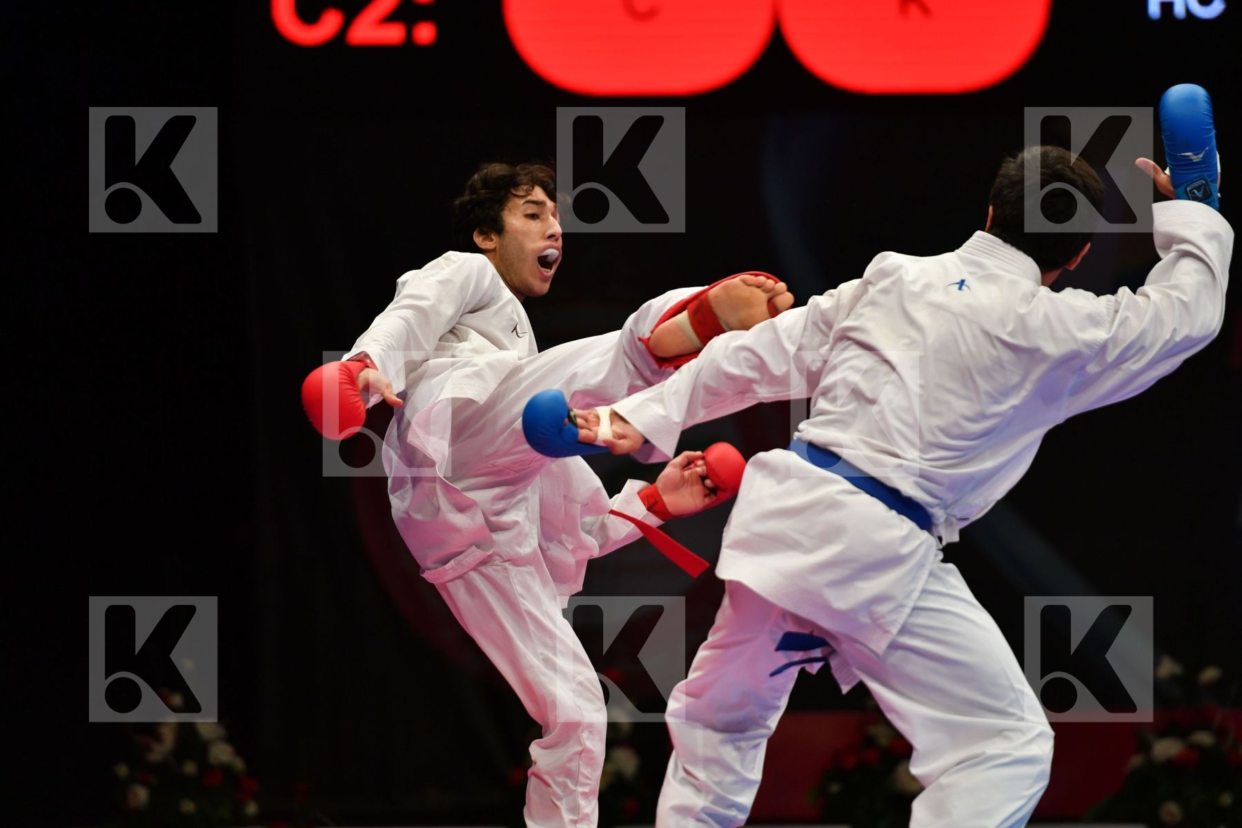 Egypt Elsawy Ali Kemaloglu Omer Male kumite -67 kg Turkey
