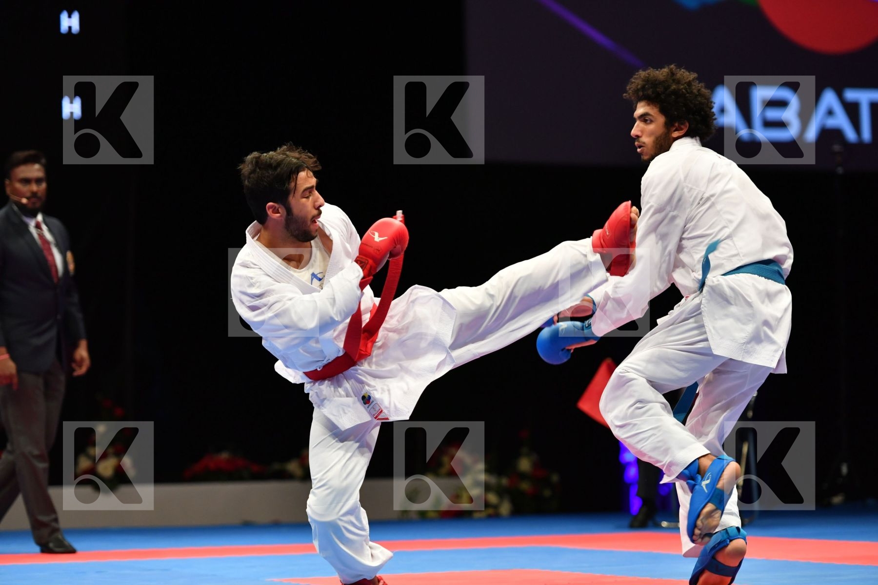 Alharbi Abdullah Egypt Male kumite -60 kg Salama Malek Saudi ara