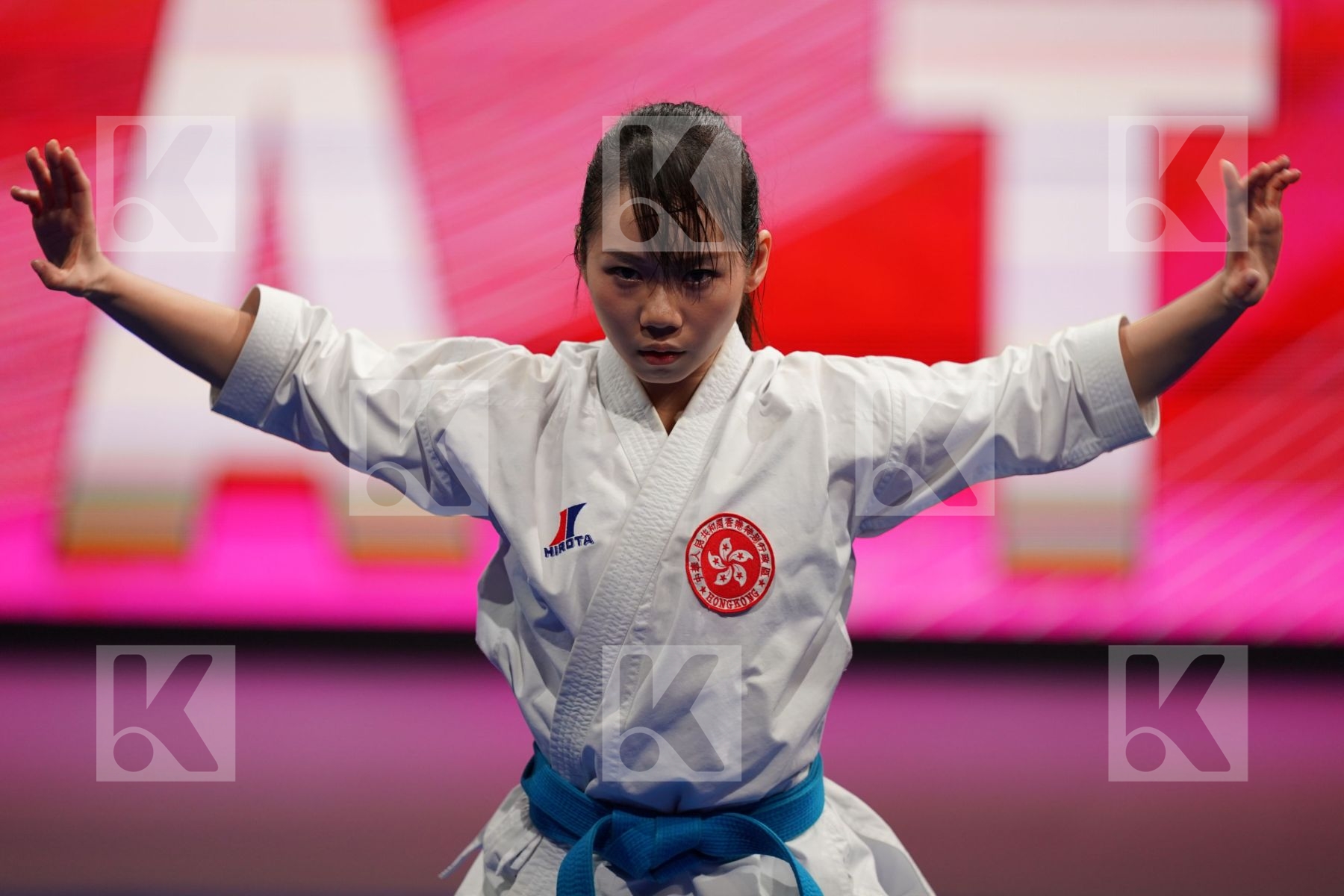 LAU MO SHEUNG GRACE (HONG KONG CHINA) in Senior Female Kata - Bronze bout
