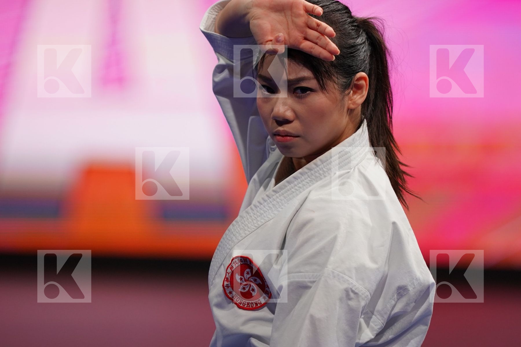 LAU MO SHEUNG GRACE (HONG KONG CHINA) in Senior Female Kata - Bronze bout