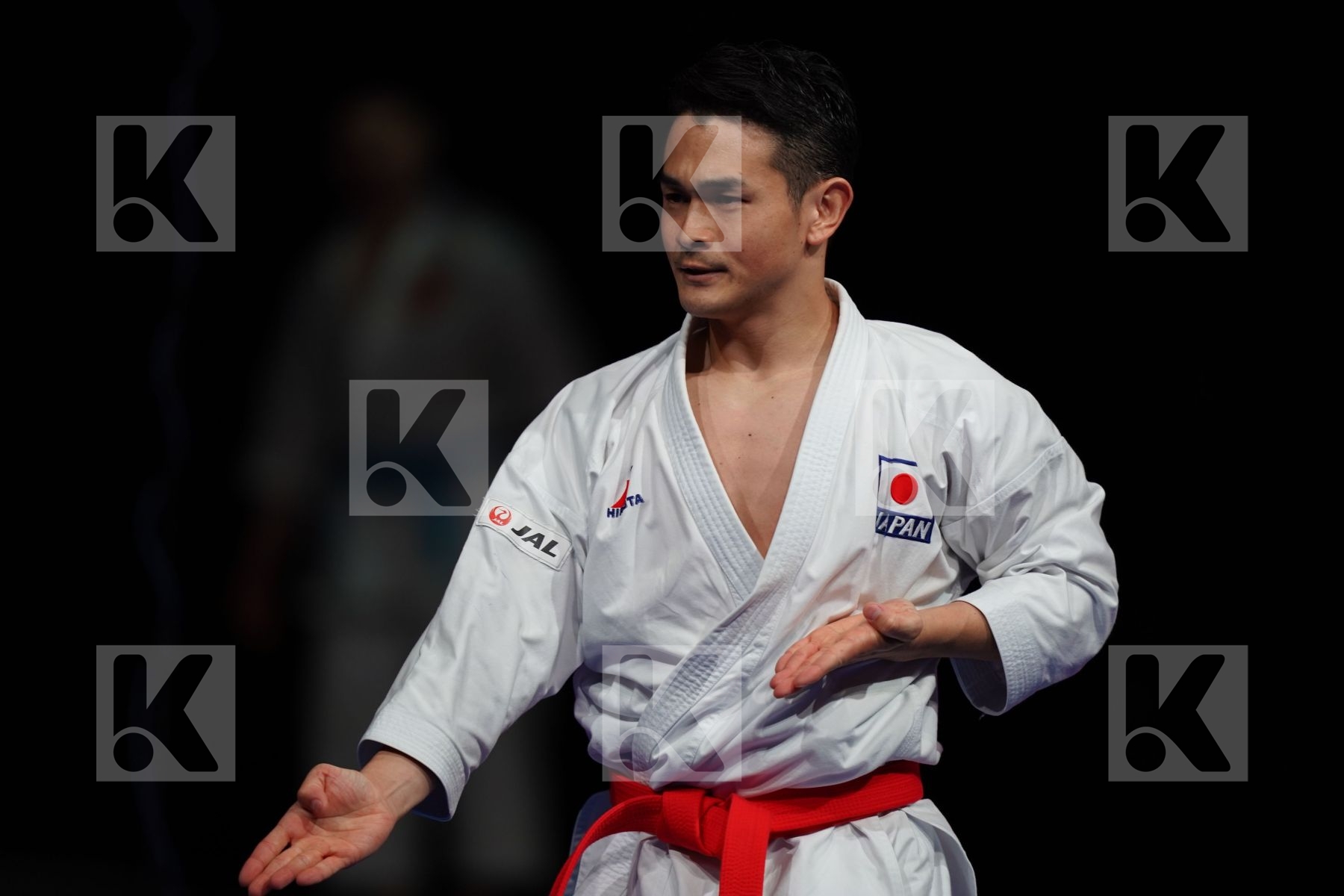 SHIMBABA ISSEI (JAPAN) in Senior Male Kata - Bronze bout