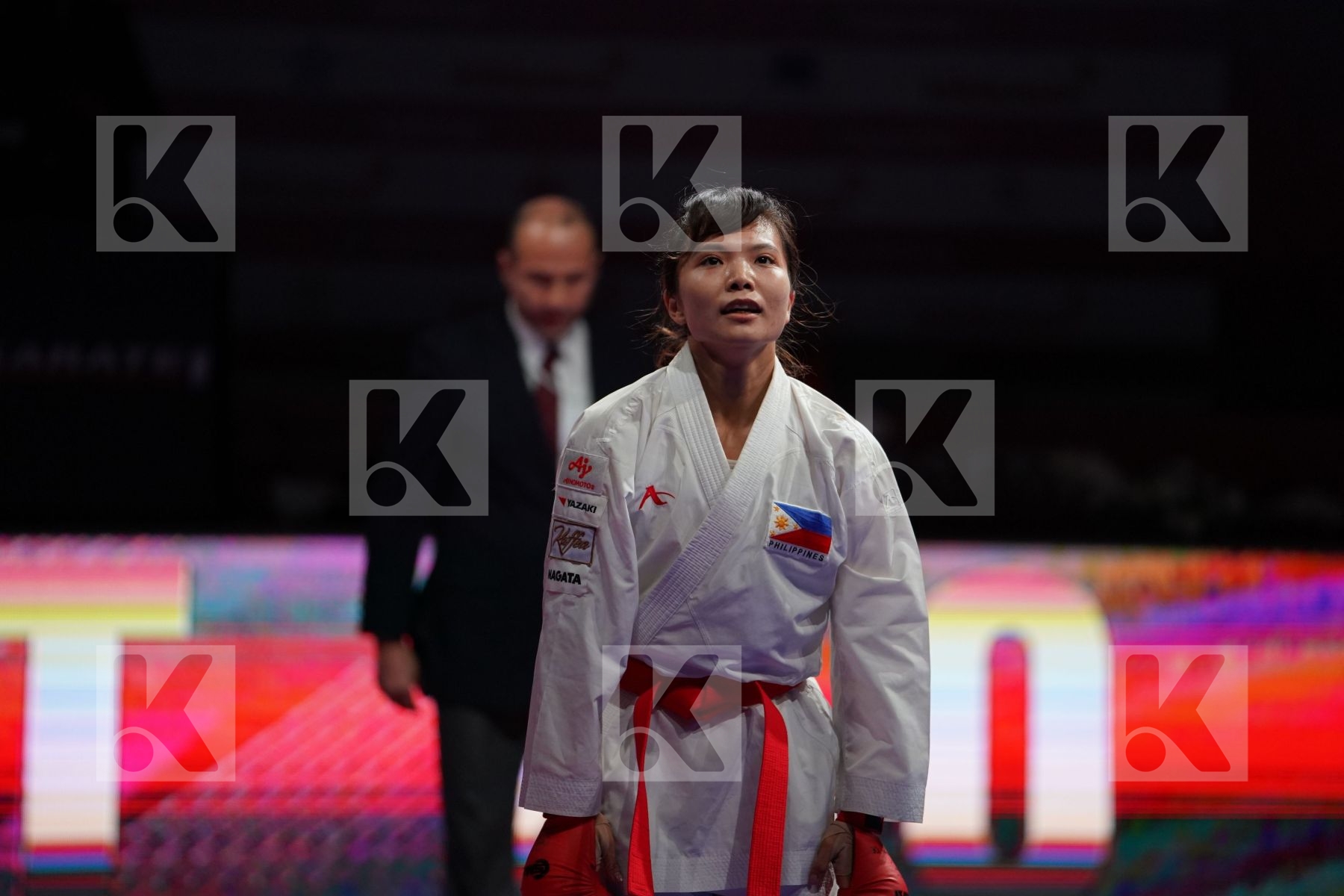 TSUKII JUNNA (PHILIPPINE) vs KOULINKOVITCH MARIYA (BELARUS) in Senior Kumite -50 Kg - Bronze bout